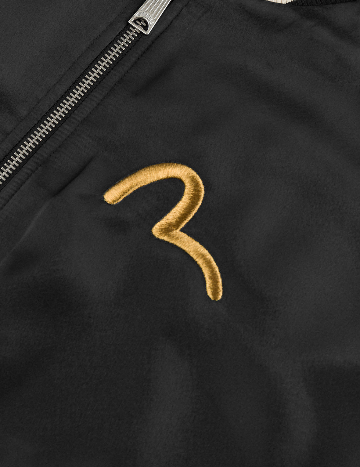 Crane Embroidery Regular Fit Souvenior Jacket