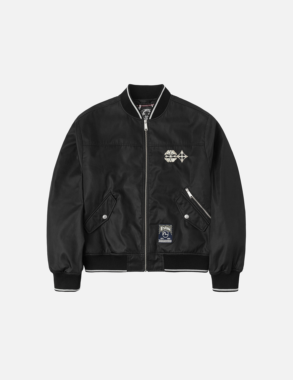 Crane inserted Daicock Relax Fit Bomber Jacket
