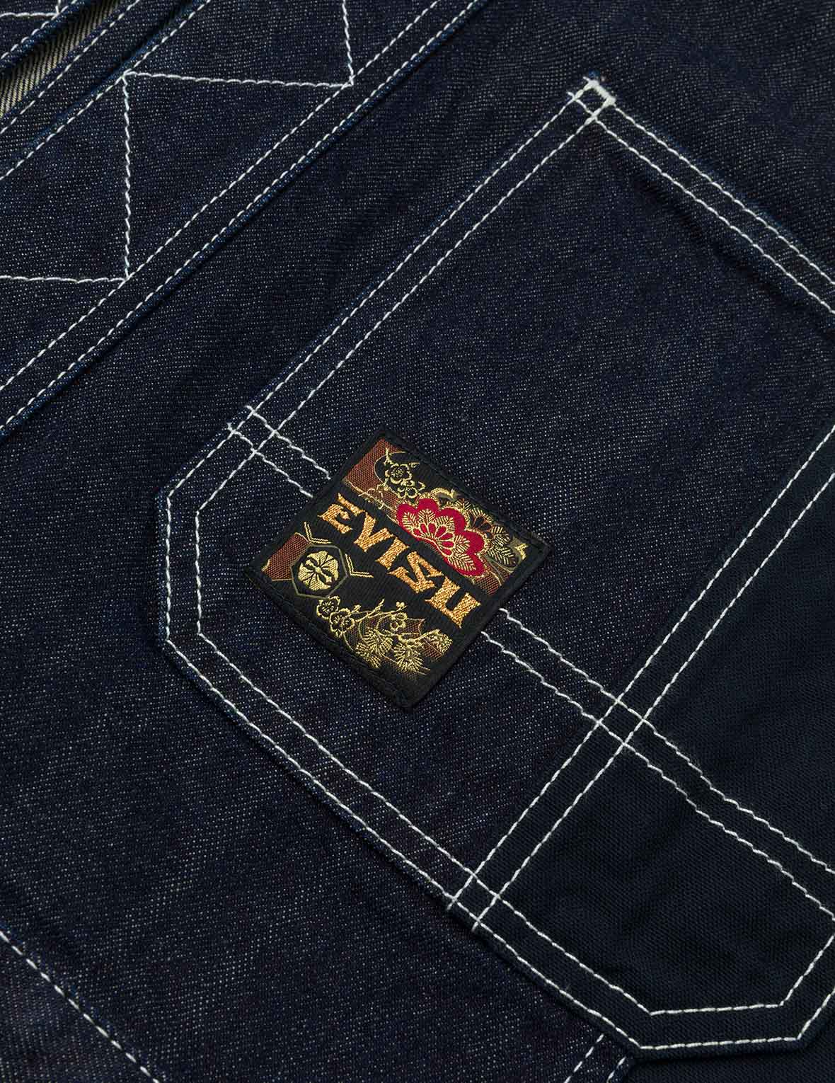 織錦貼布多口袋寬版休閒服外套