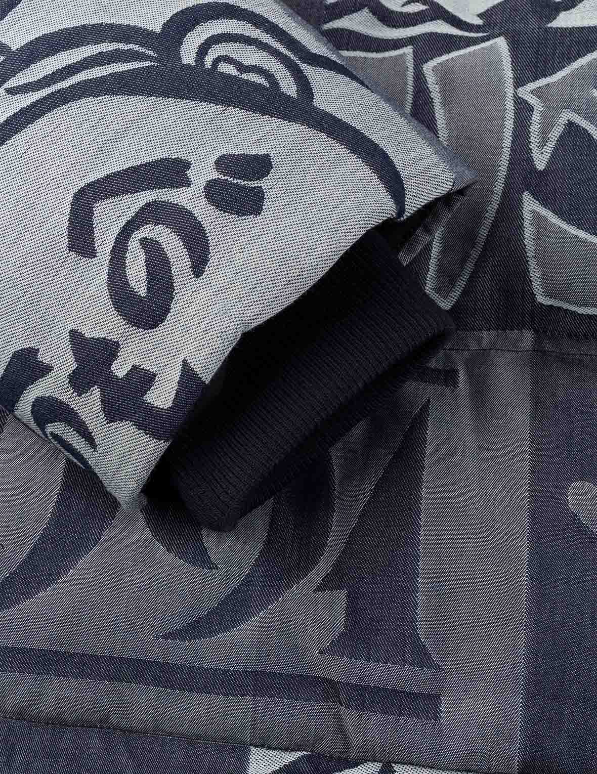 Allover Henohenomohe Godhead Jacquard Regular Fit Down Jacket