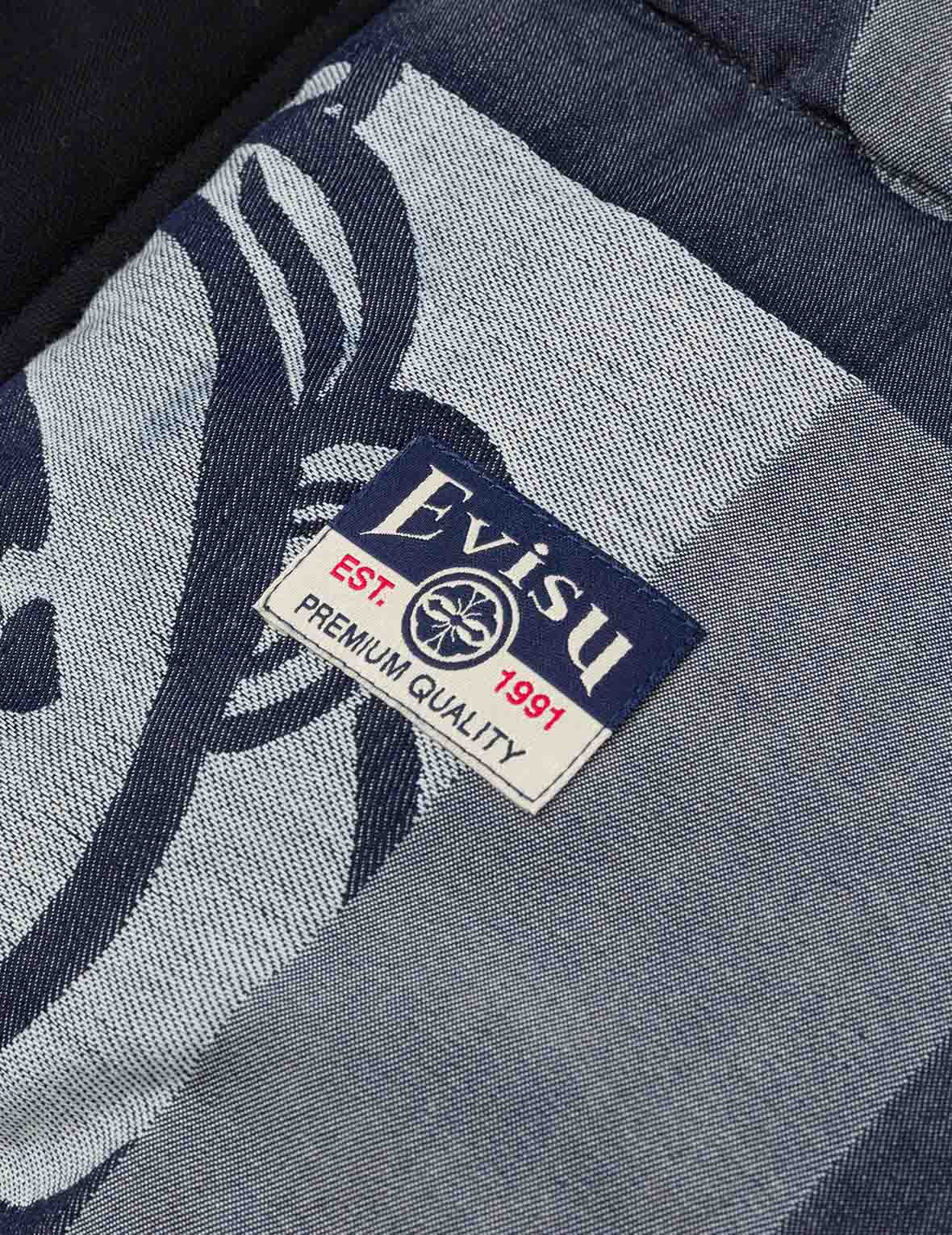 Allover Henohenomohe Godhead Jacquard Regular Fit Down Jacket