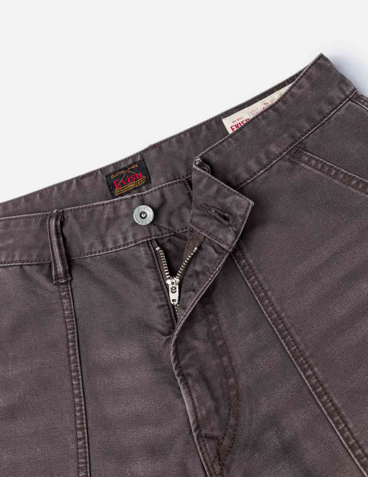 Multi Logos Print Balloon Fit Washed Woven Pants