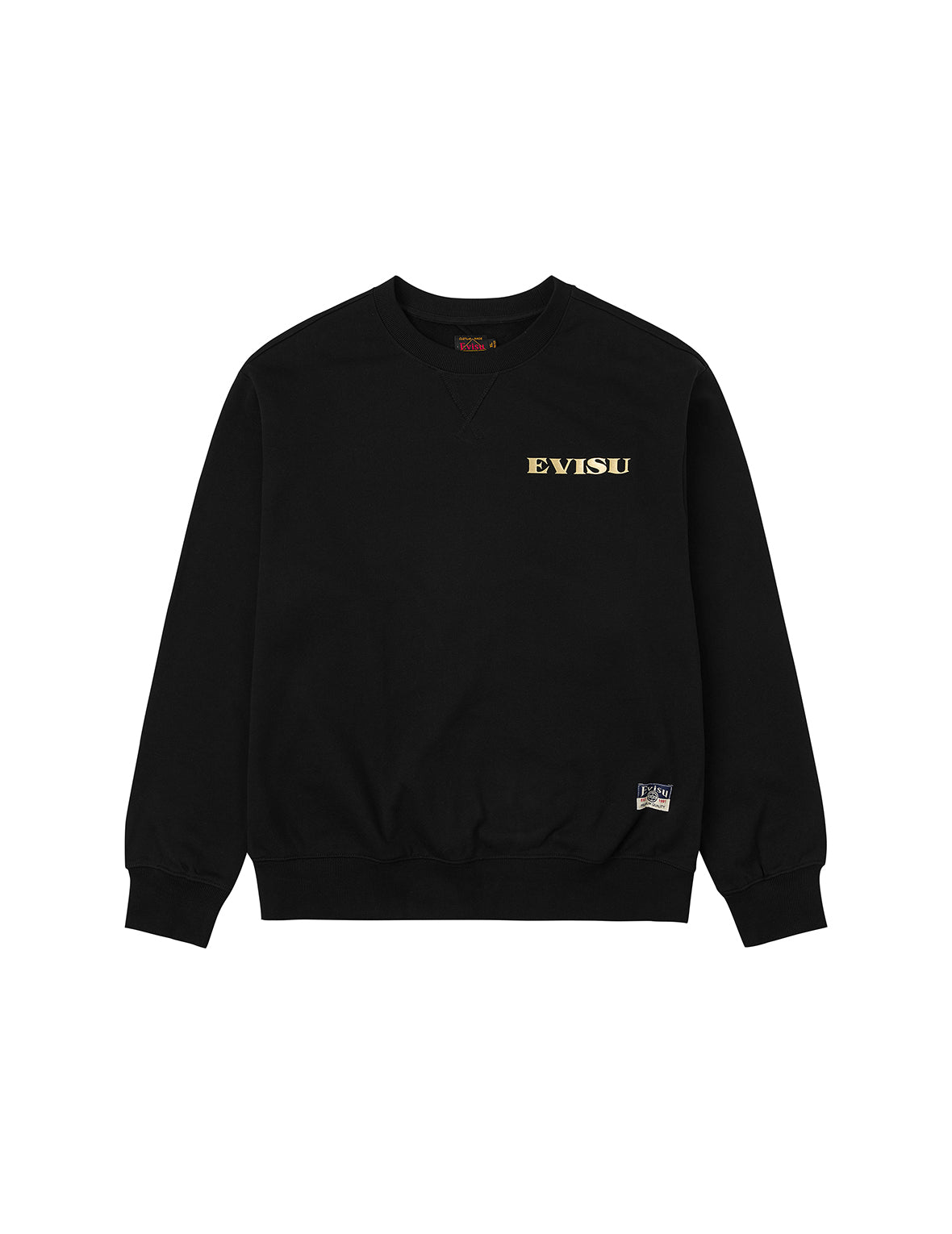 海鷗織錦貼布寬版休閒衛衣