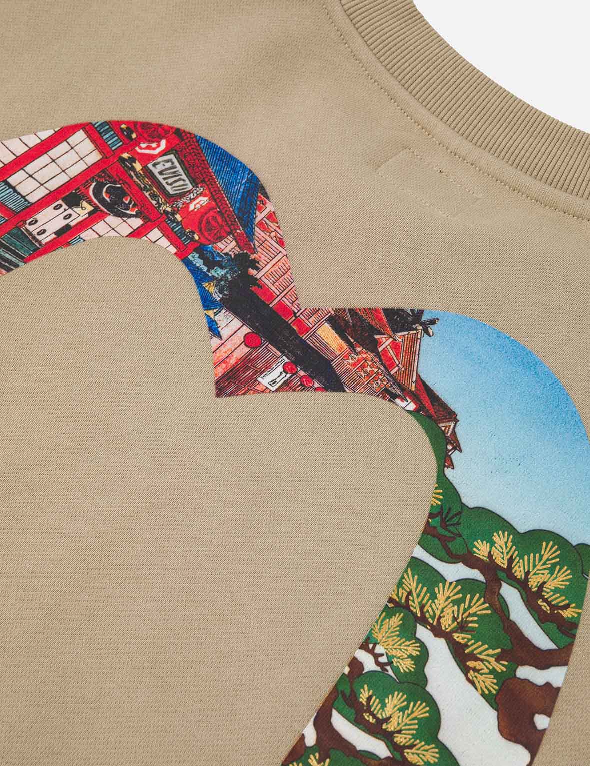 佛頭舞獅大M印花寬版衛衣