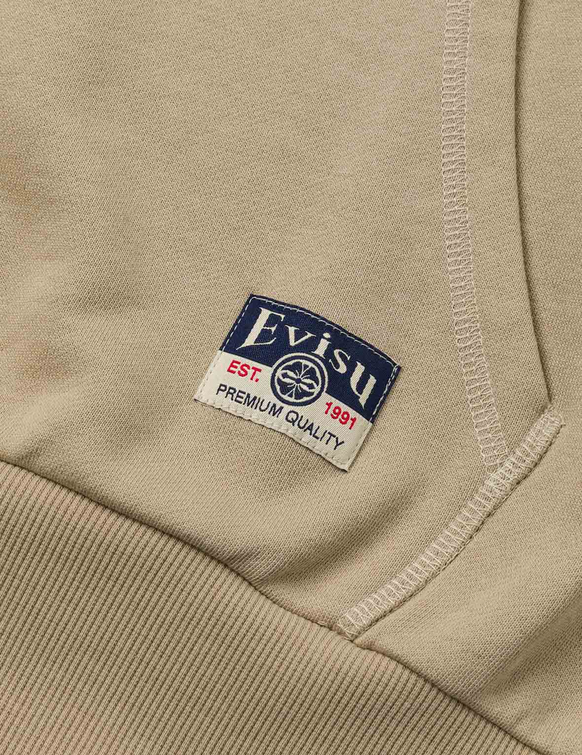 海鷗印花寬版休閒連帽衛衣