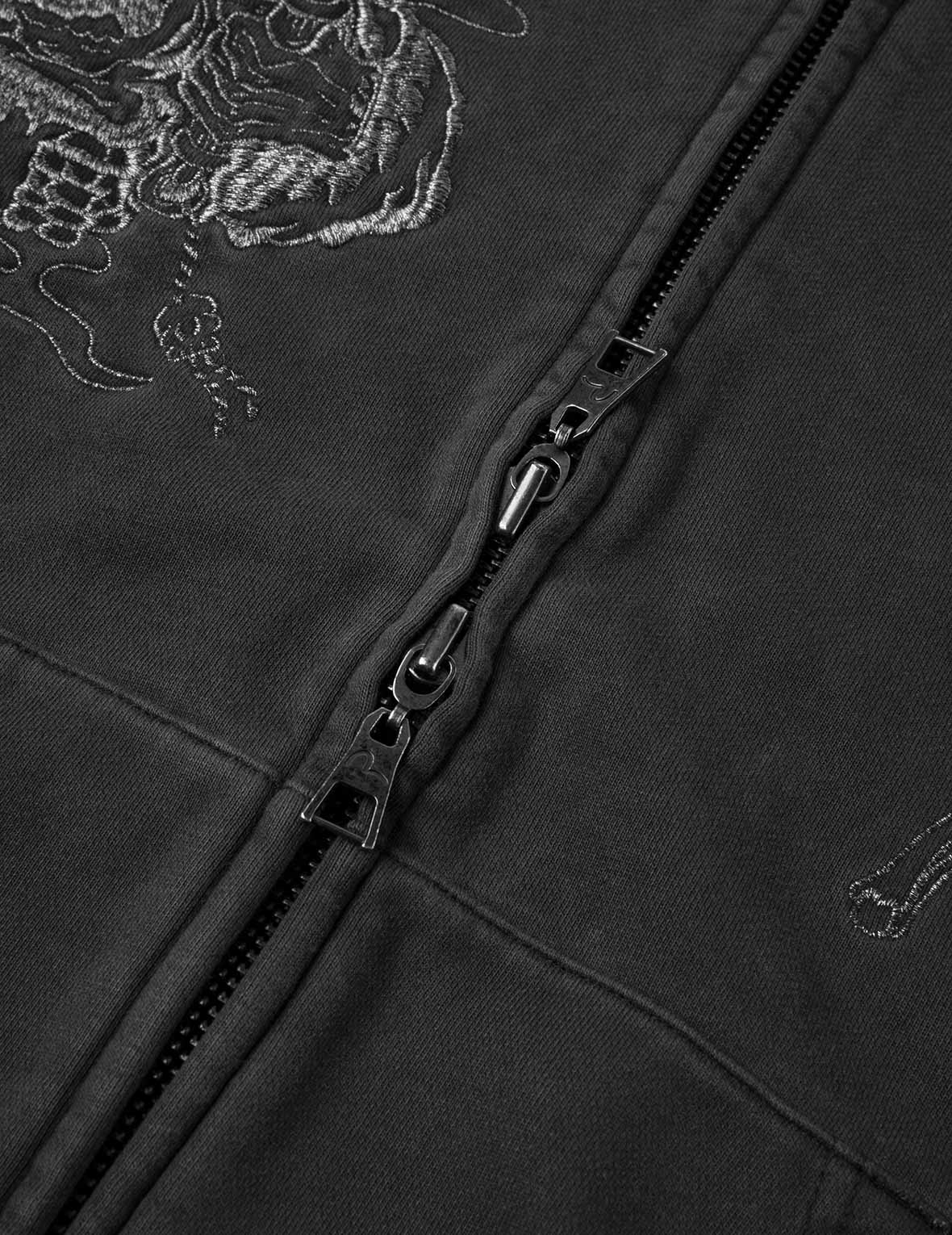 Tattoo Styles Embroidery Oversized Hoodie Jacket