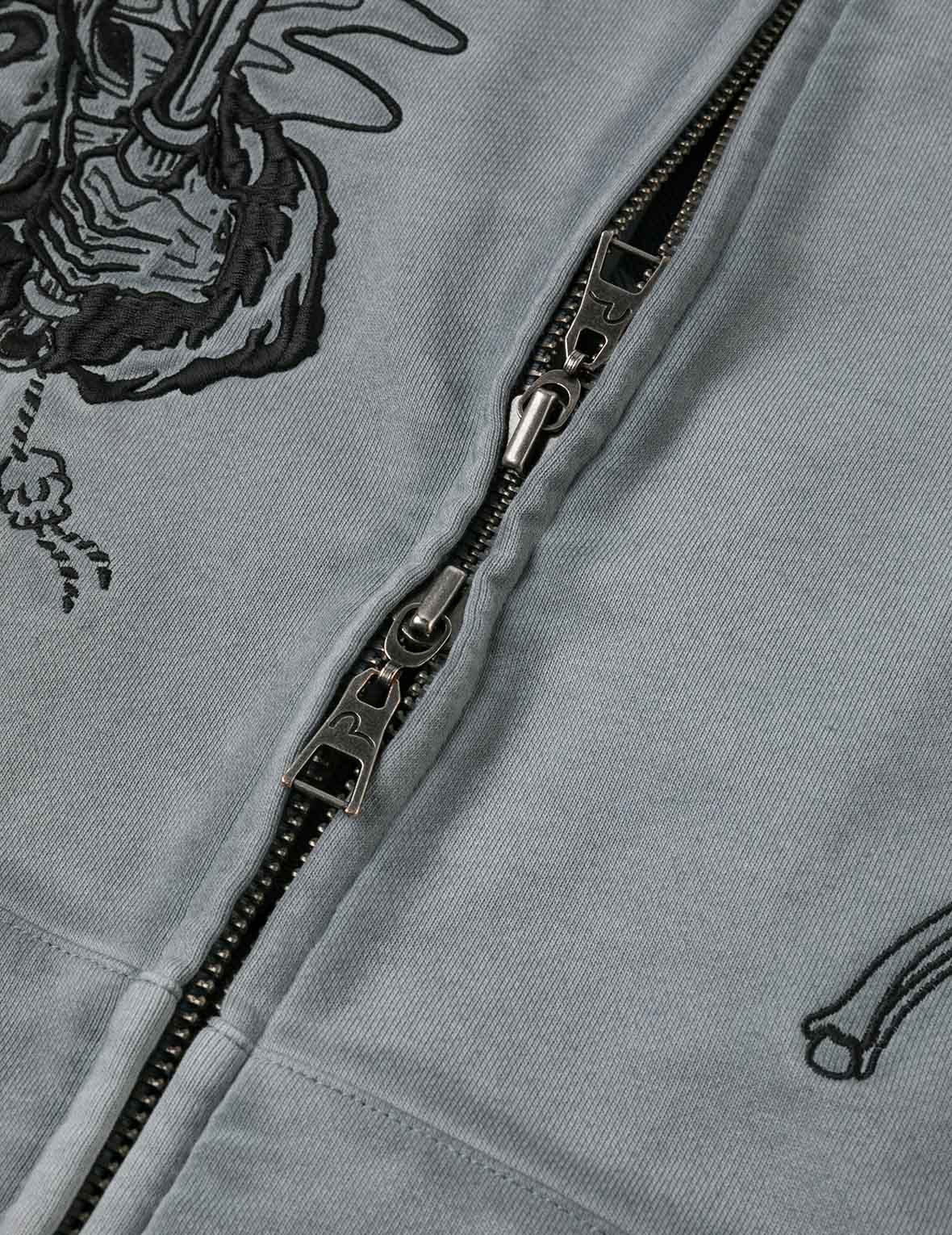 Tattoo Styles Embroidery Oversized Hoodie Jacket