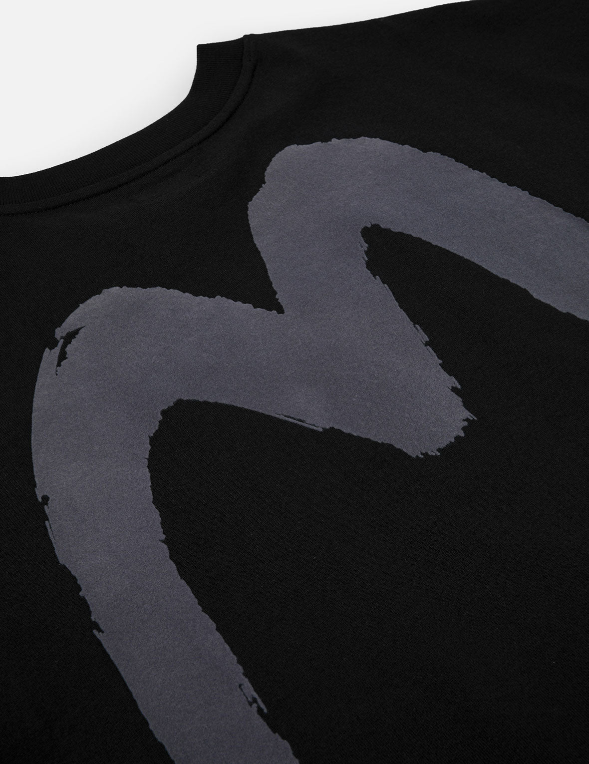 Handbrush Daicock Print Loose Fit T-Shirt