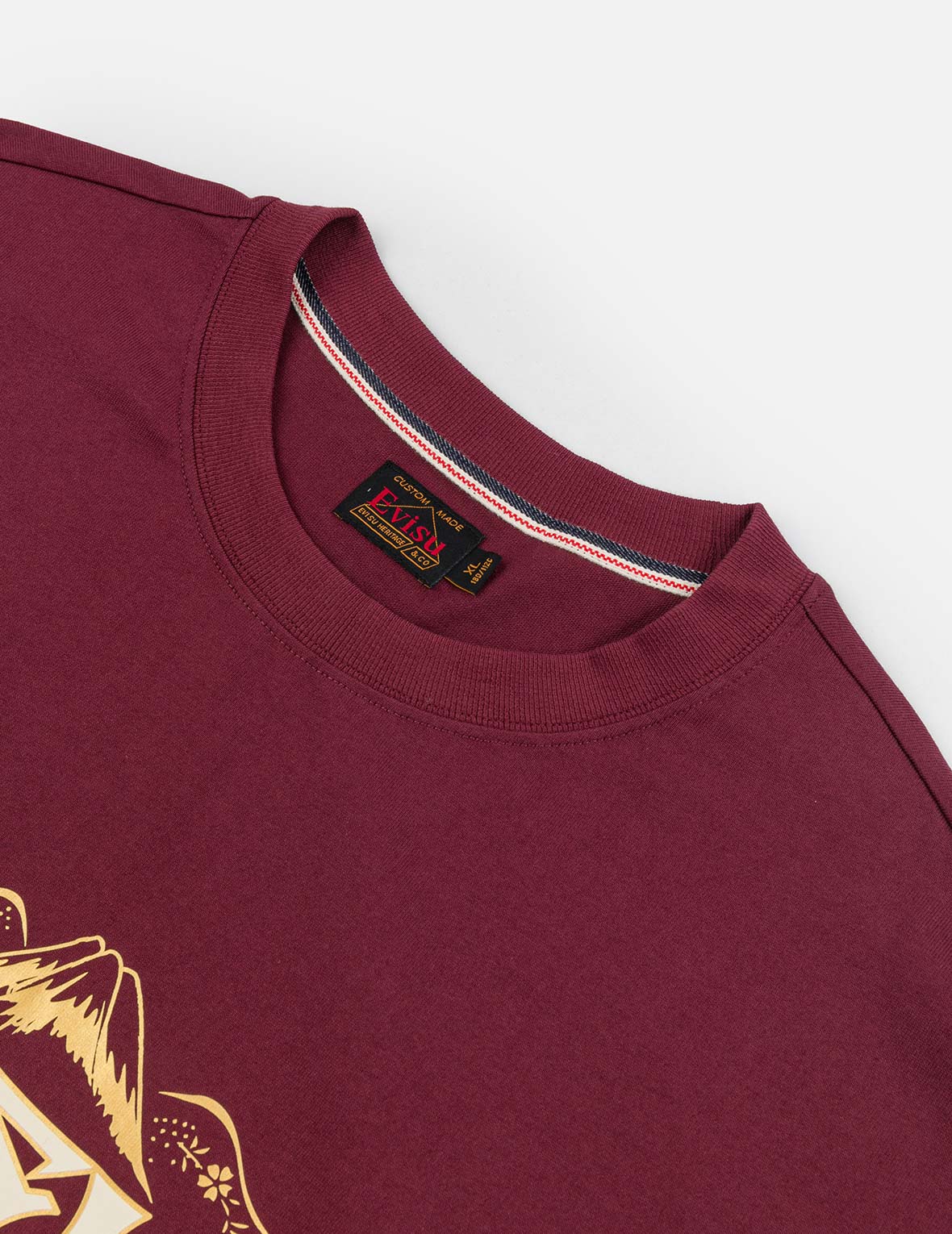 Logo and Crane Soaring Daicock Print Relax Fit T-shirt