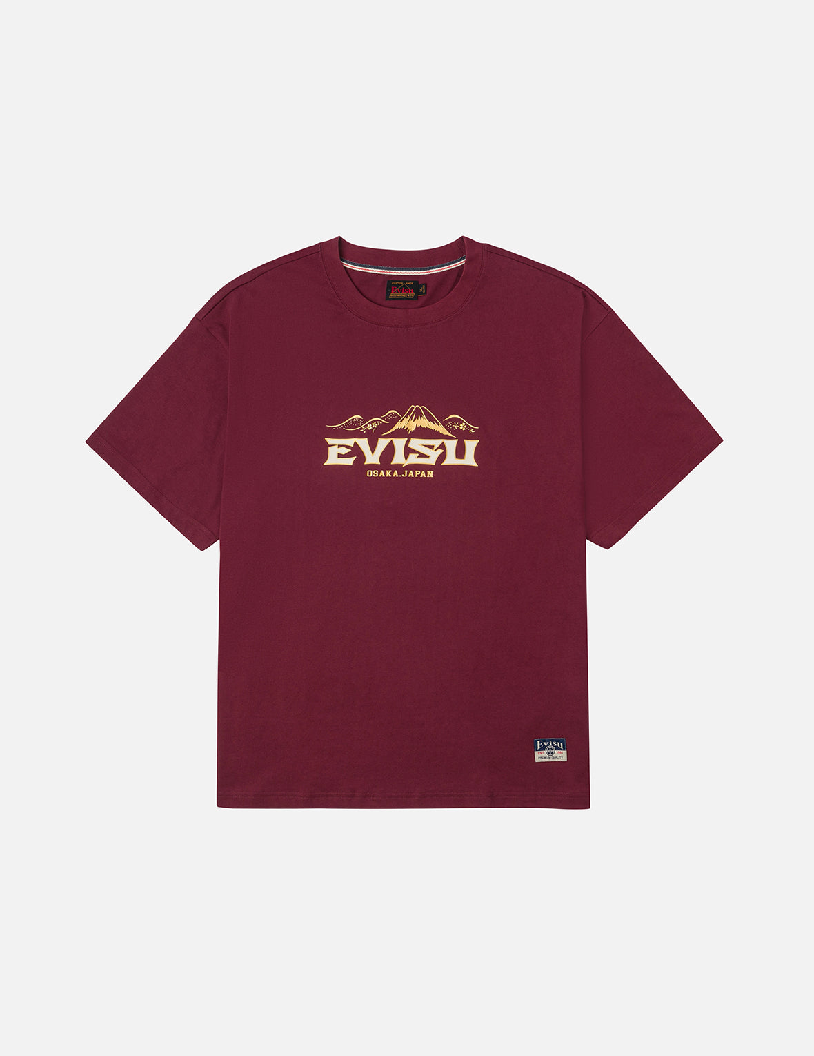 Logo and Crane Soaring Daicock Print Relax Fit T-shirt