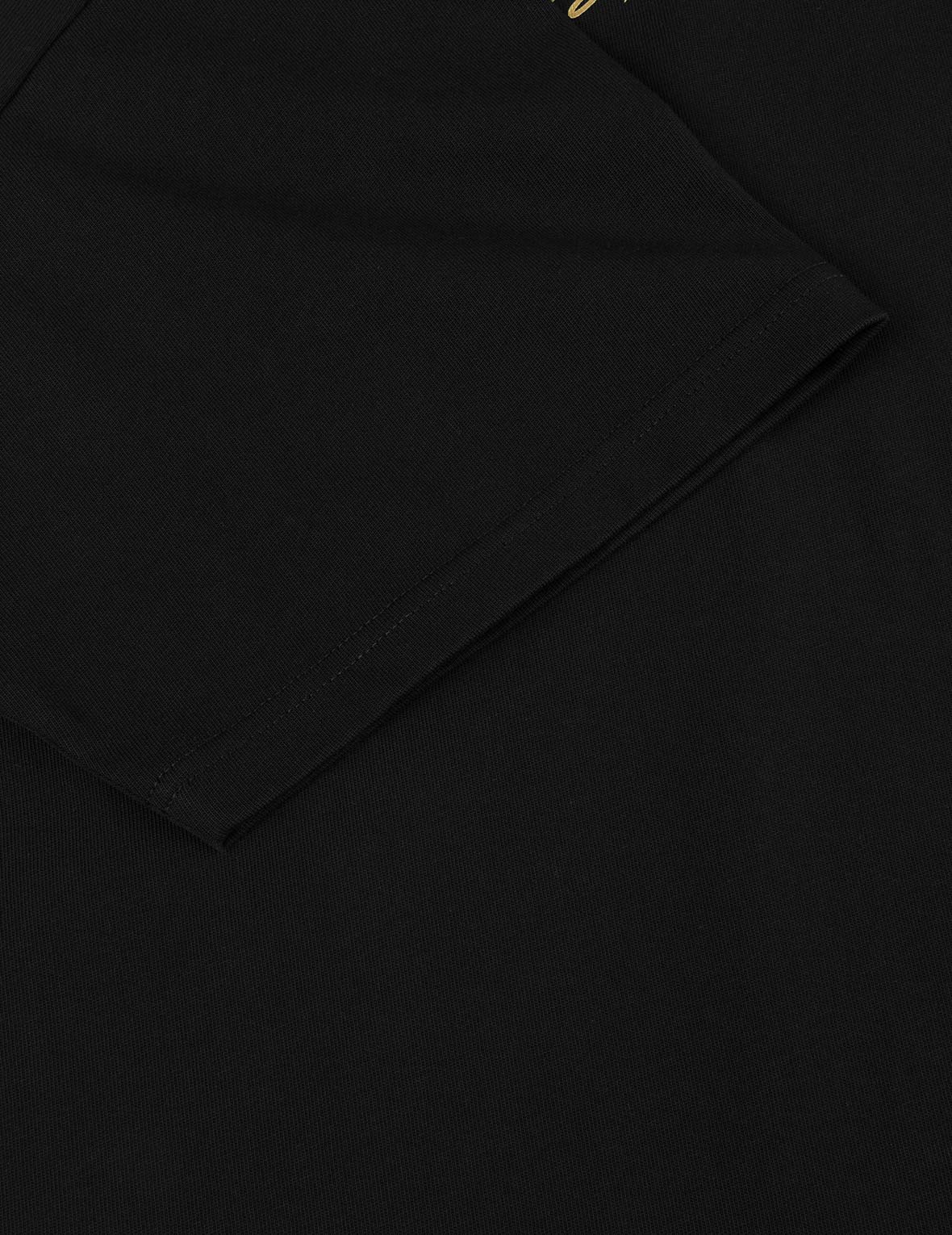 Crane and Logo Print Loose Fit T-shirt