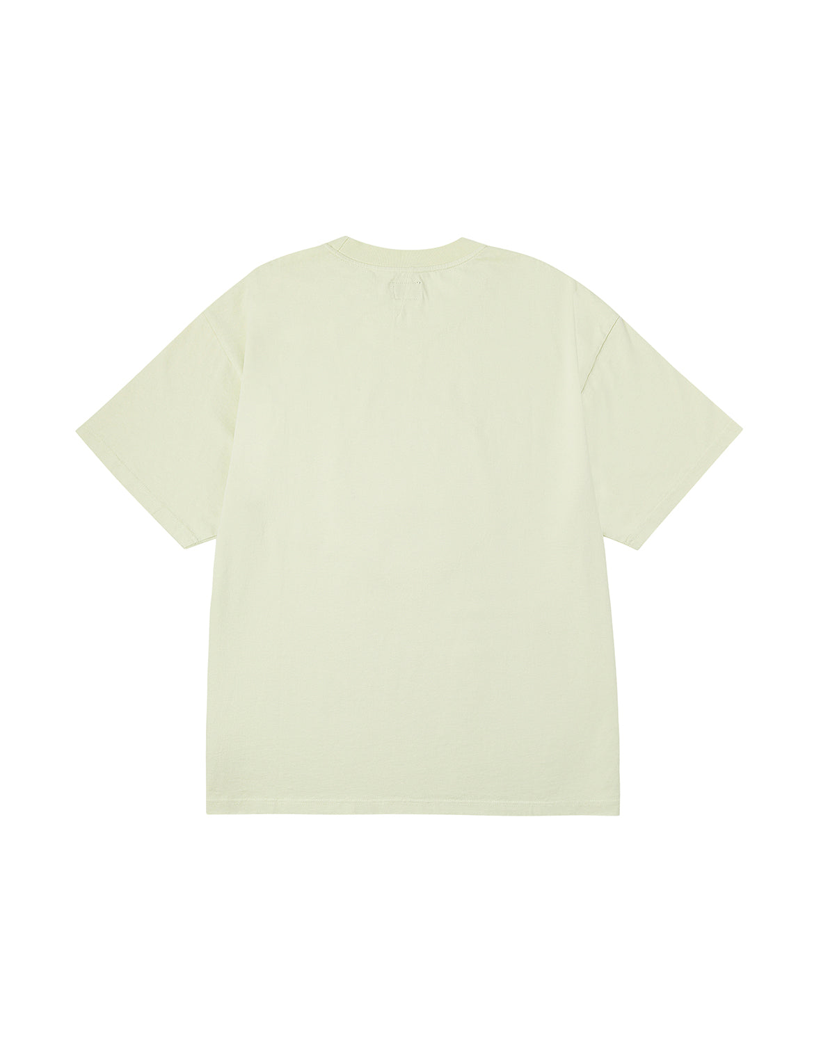 刺繡達摩與海鷗寬版休閒T恤