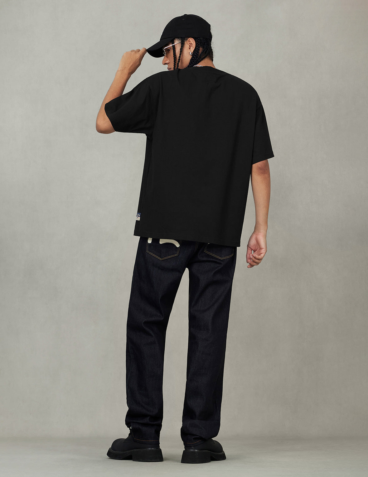 Embroidery Seagull Relax Fit T-Shirt