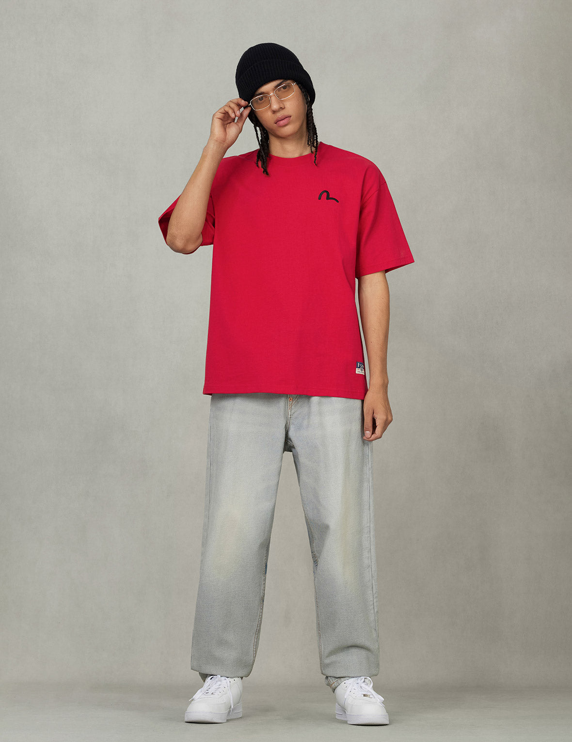 Embroidery Seagull Relax Fit T-Shirt