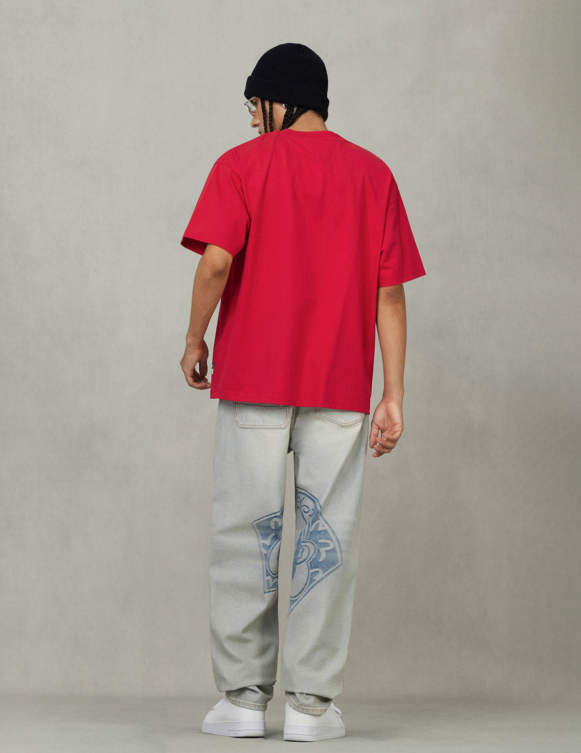 Embroidery Seagull Relax Fit T-Shirt