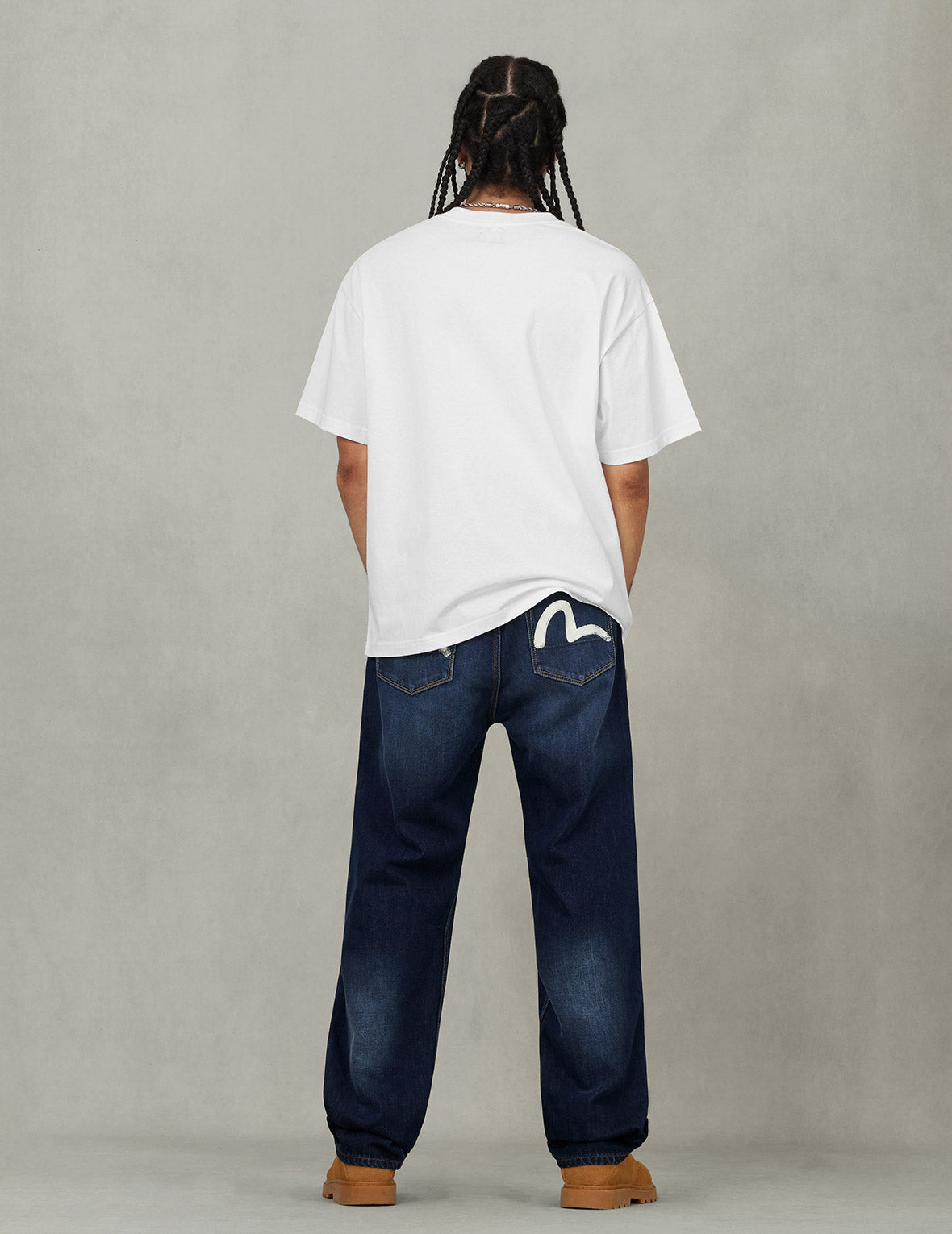 Embroidery Seagull Relax Fit T-Shirt