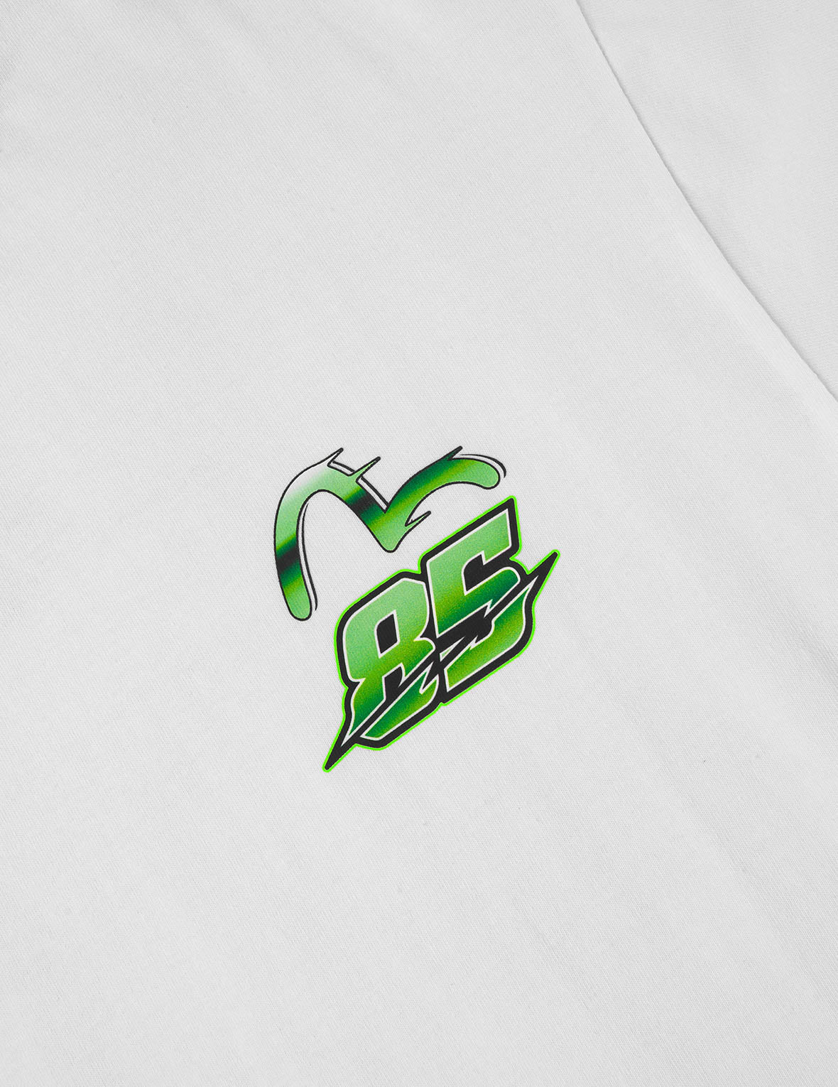 竹葉青蛇影3.0 印花T恤 - 白色