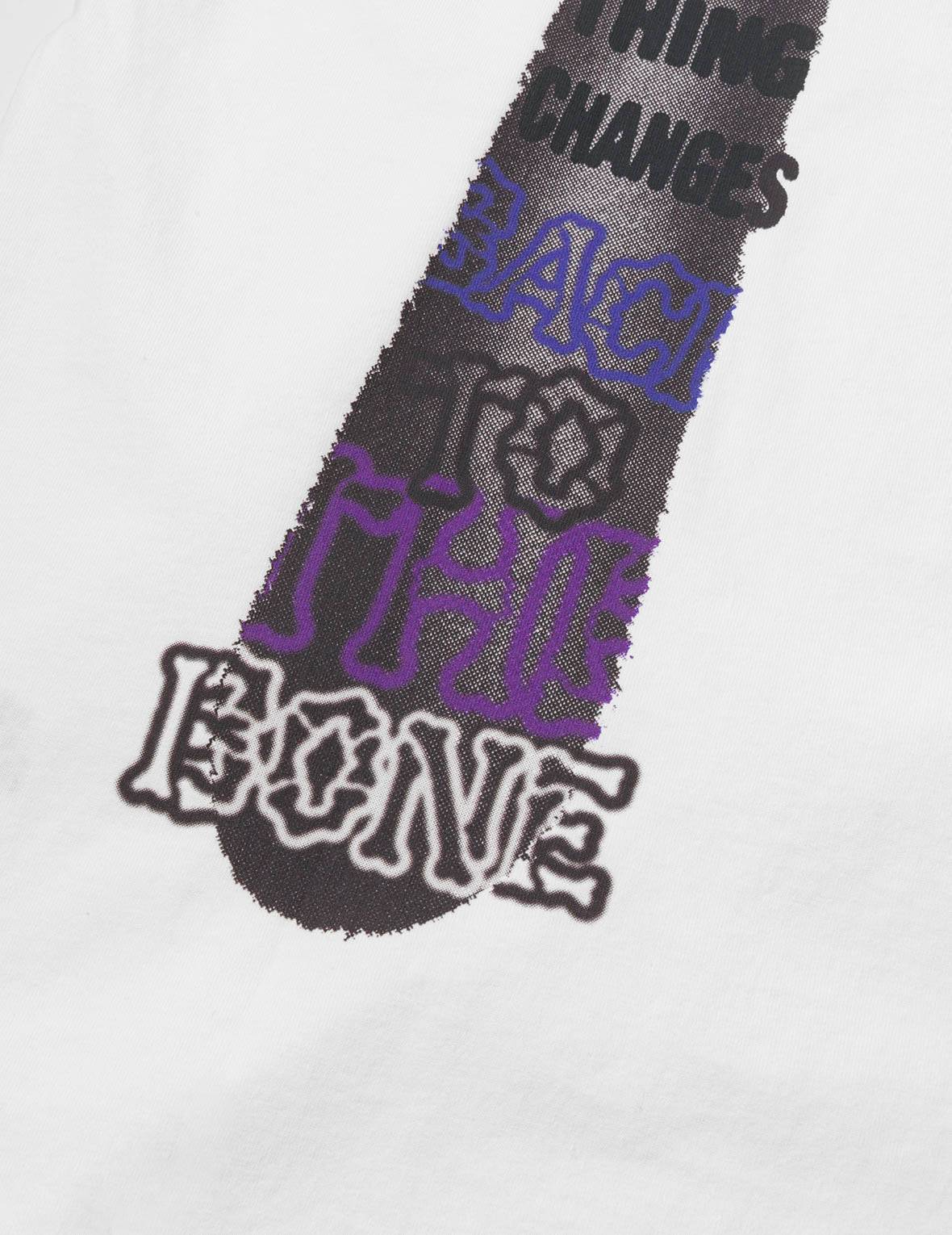 Graffiti-style Daicock Print Relax Fit T-shirt