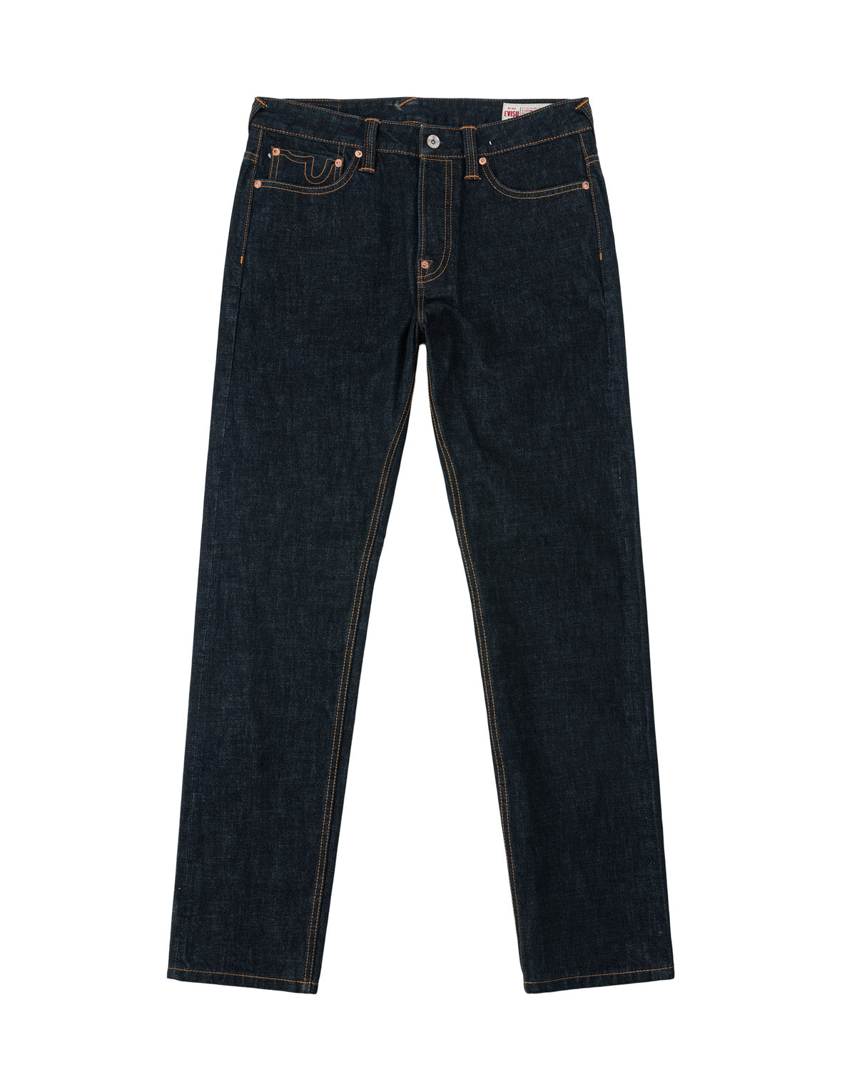 Grey & White Seagull Print Pocket Selvedge Jeans #2017