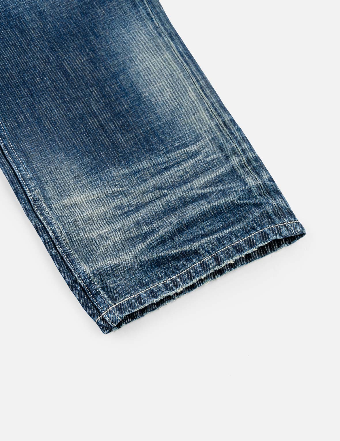 Gradient Cross-Stitch Seagull Pocket Jeans #2020