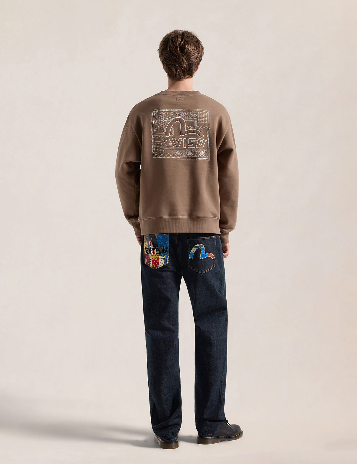 Seagull Patchwork Pocket Selvedge Jeans #2020