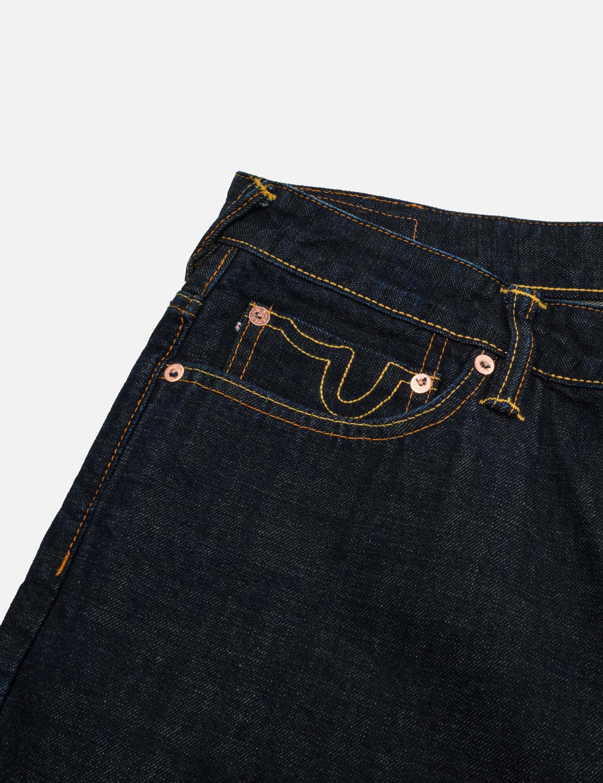 Seagull Patchwork Pocket Selvedge Jeans #2020
