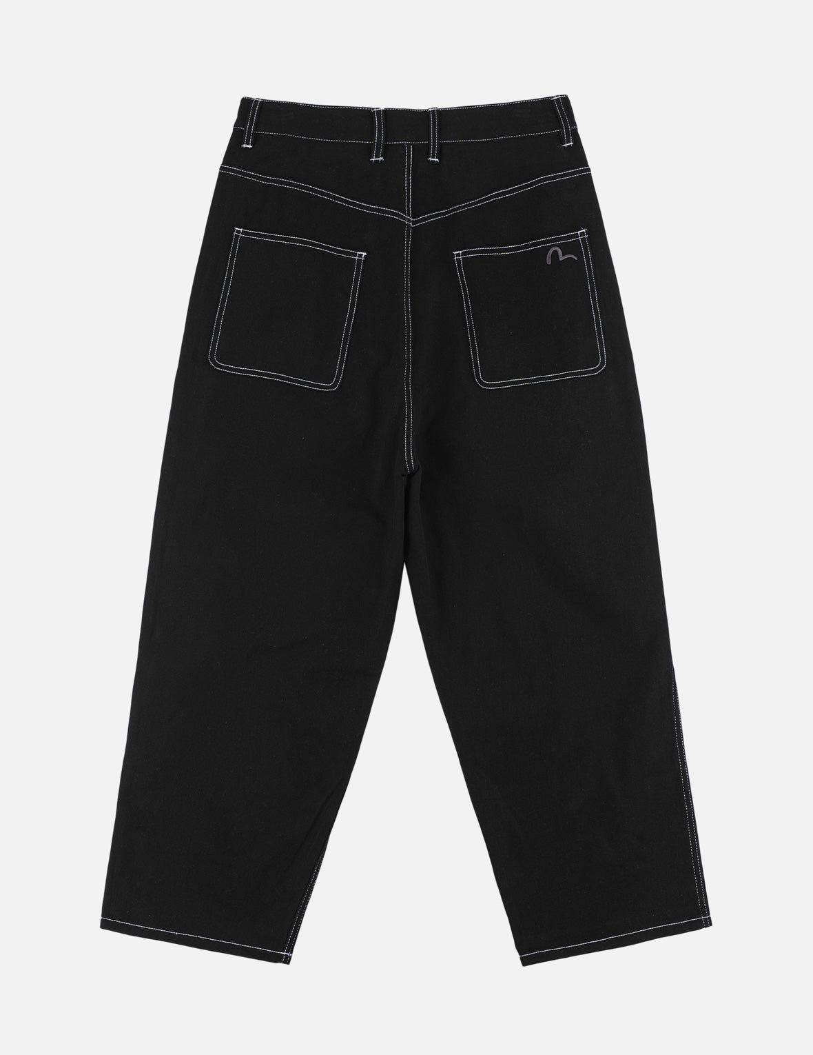 Seagull Embroidered Balloon Woven Pants
