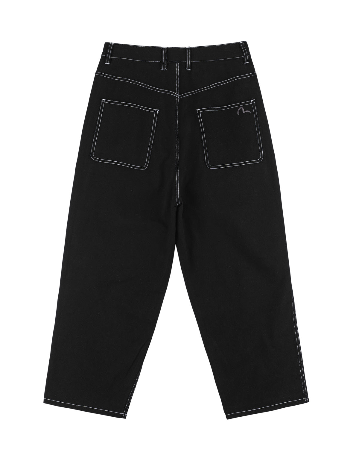 Seagull Embroidered Balloon Woven Pants
