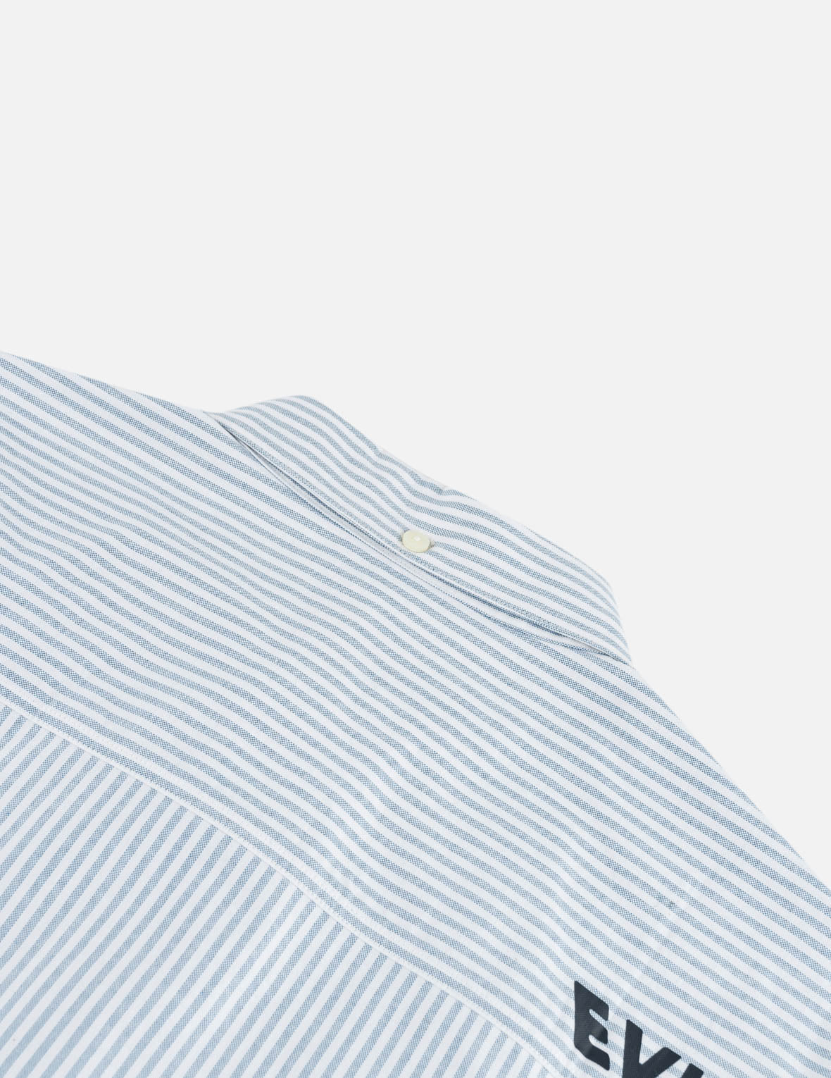 Multi-Pocket Striped Oxford Shirt