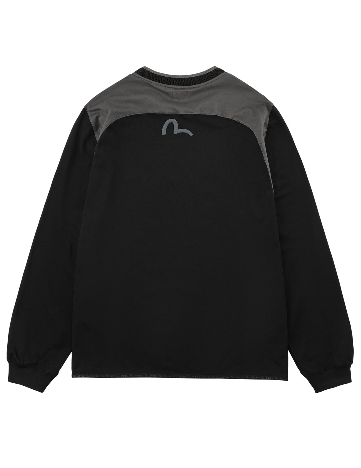 3D Logo Sport V-Neck Long-Sleeve T-Shirt