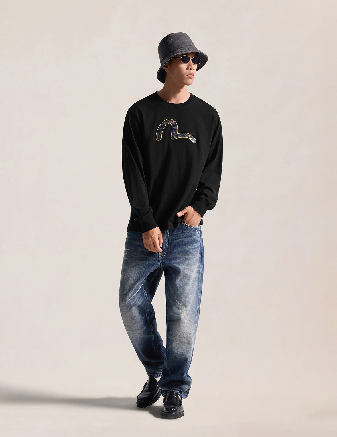 Brocade Seagull Sweatshirt