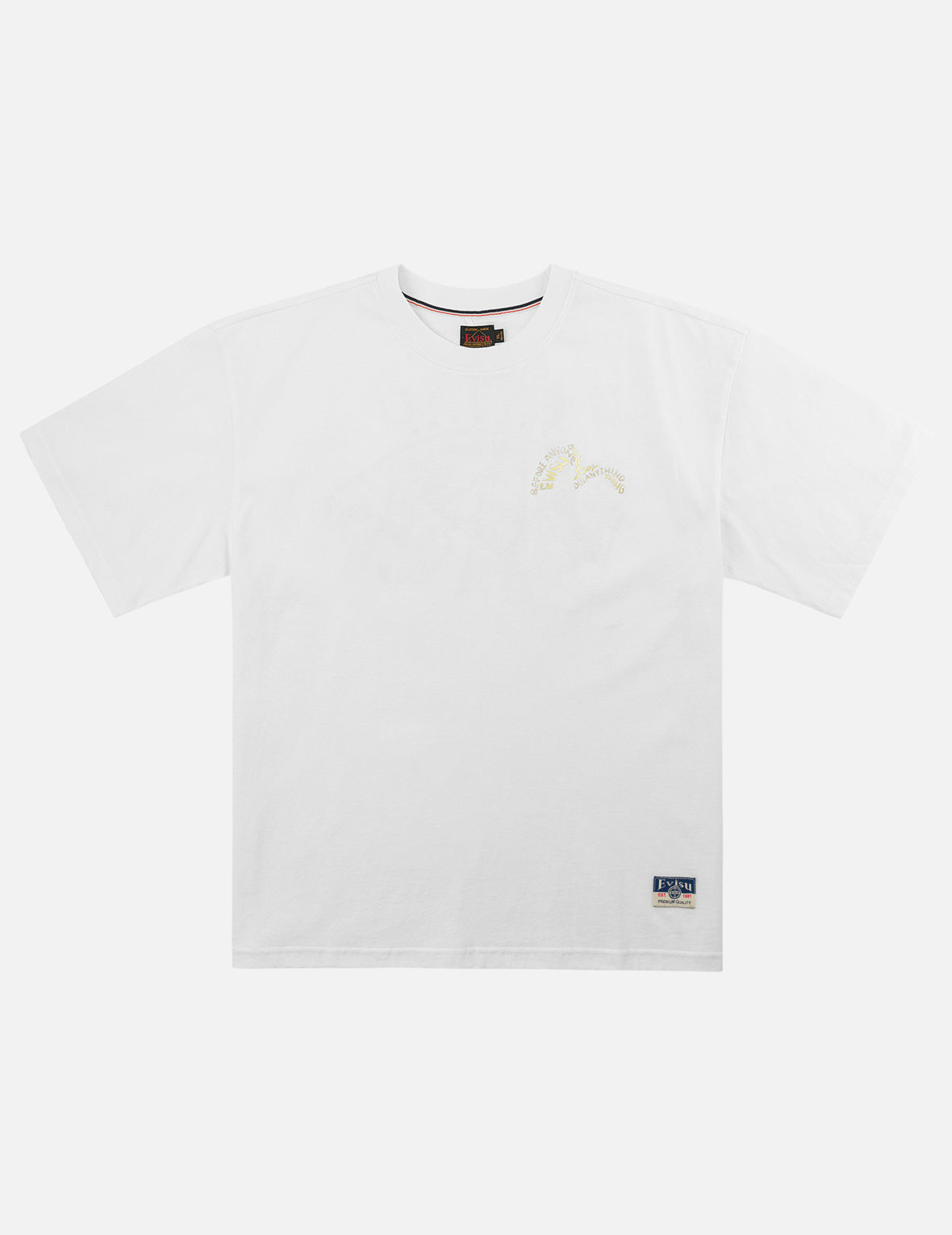 Gold Print Studded Tee