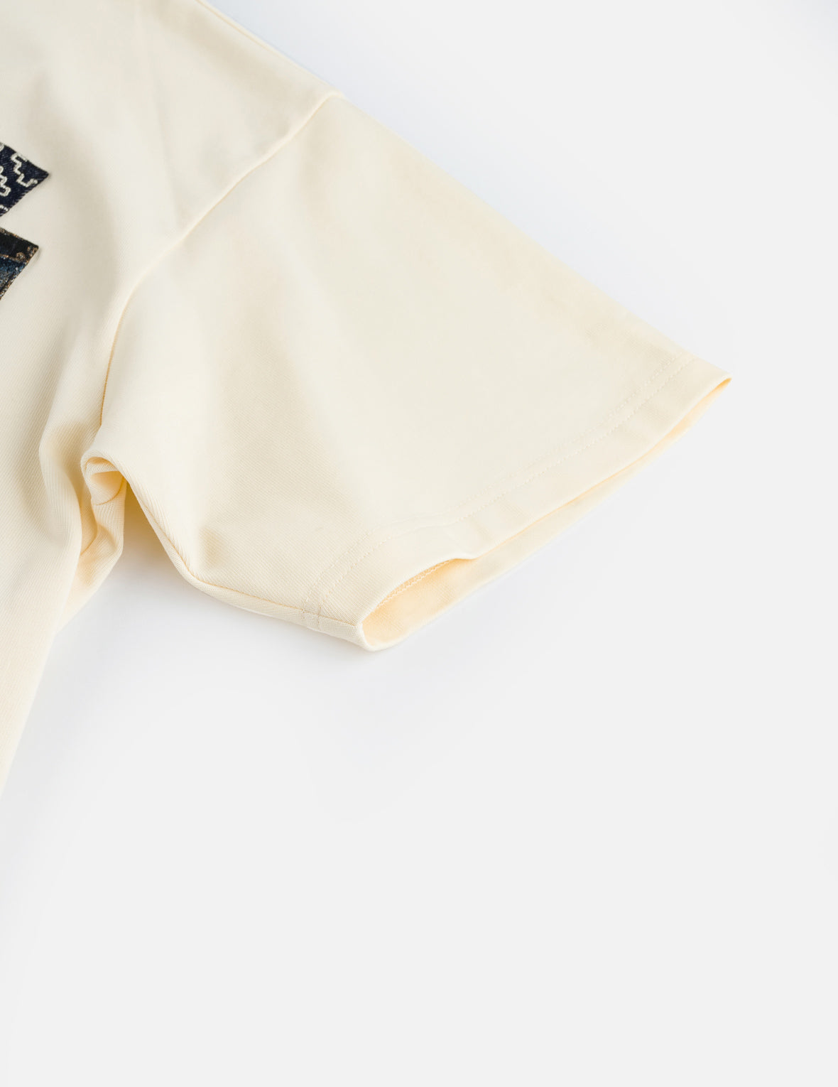 Double-Layer Brocade Pocket Tee