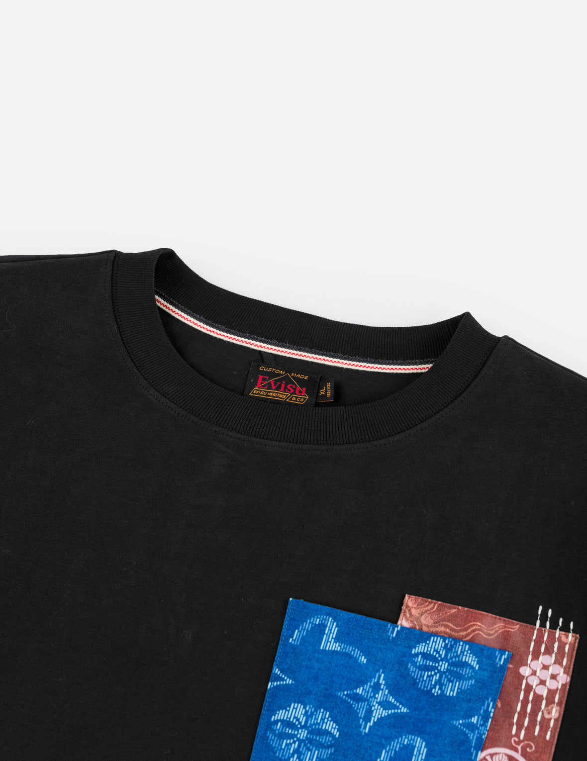 Multi-Pocket Sashiko Tee