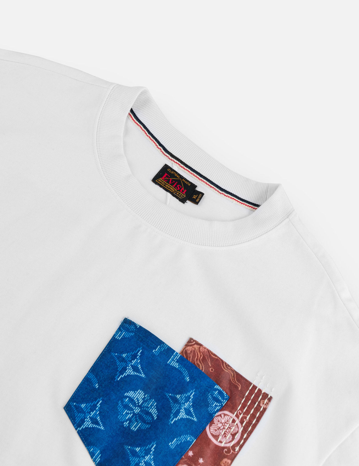 Multi-Pocket Sashiko Tee