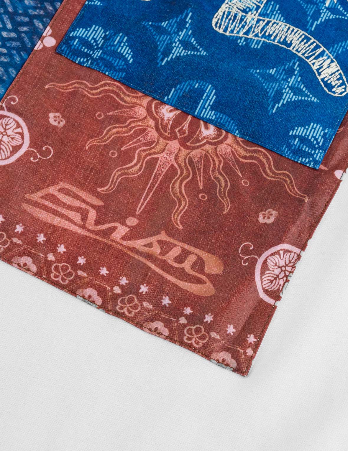 Multi-Pocket Sashiko Tee