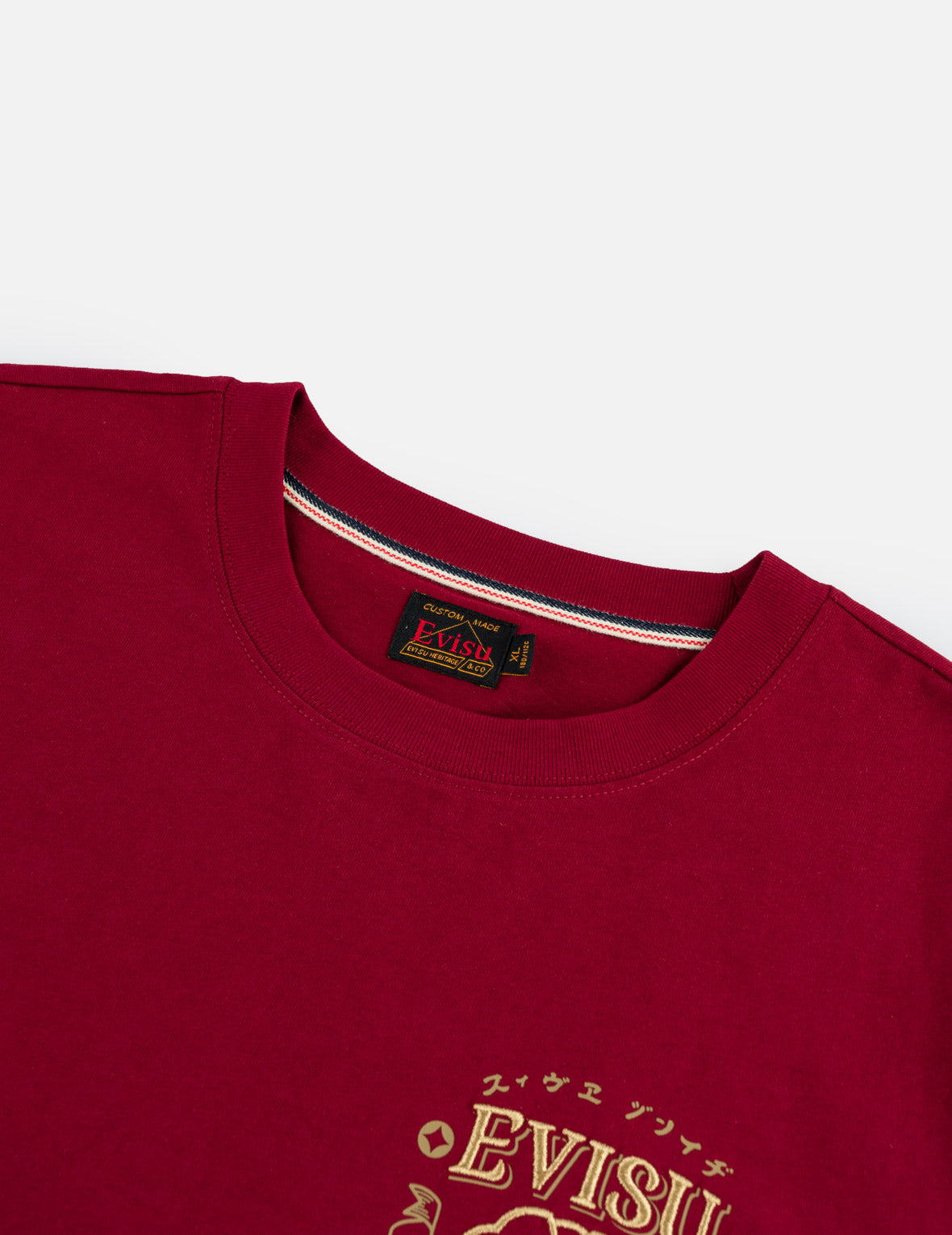 Gold Print Kamon Wave Applique Tee