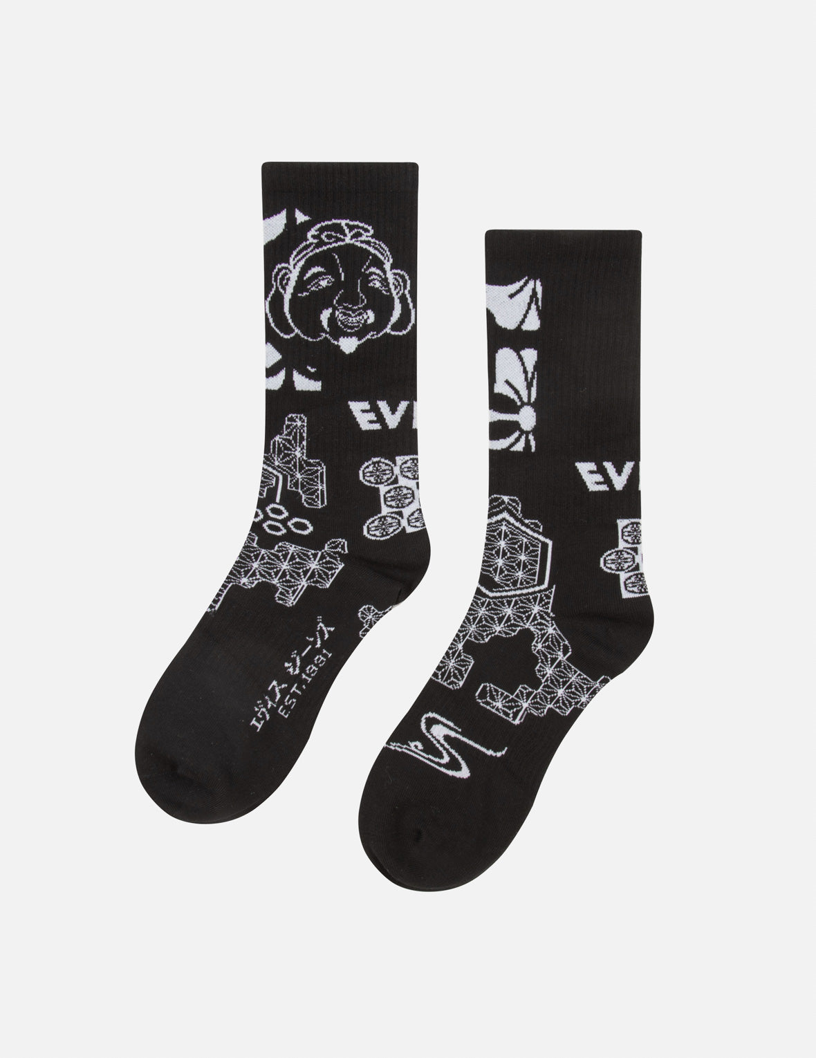 Godhead and Kamon Jacquard Long Socks