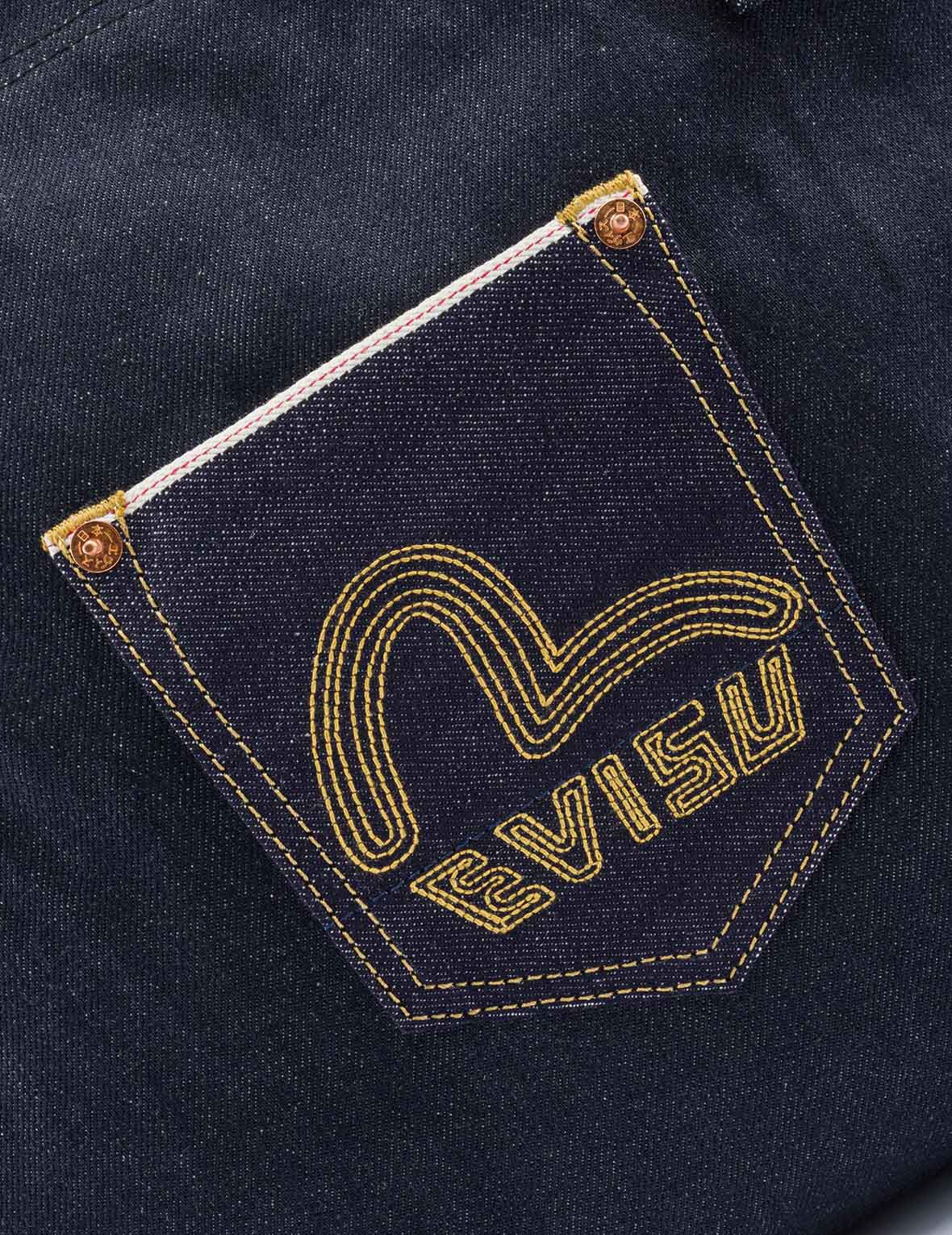 海鷗刺繡牛仔手提包