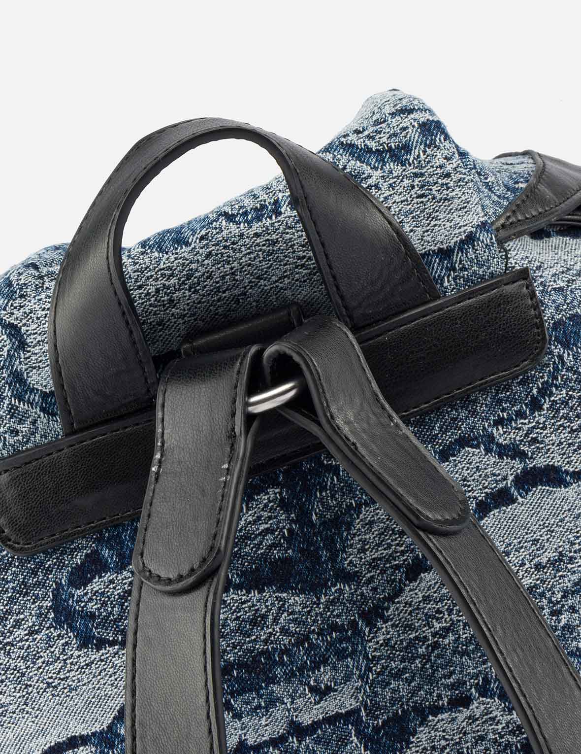 Ishigaki Camo Jacquard Denim Backpack