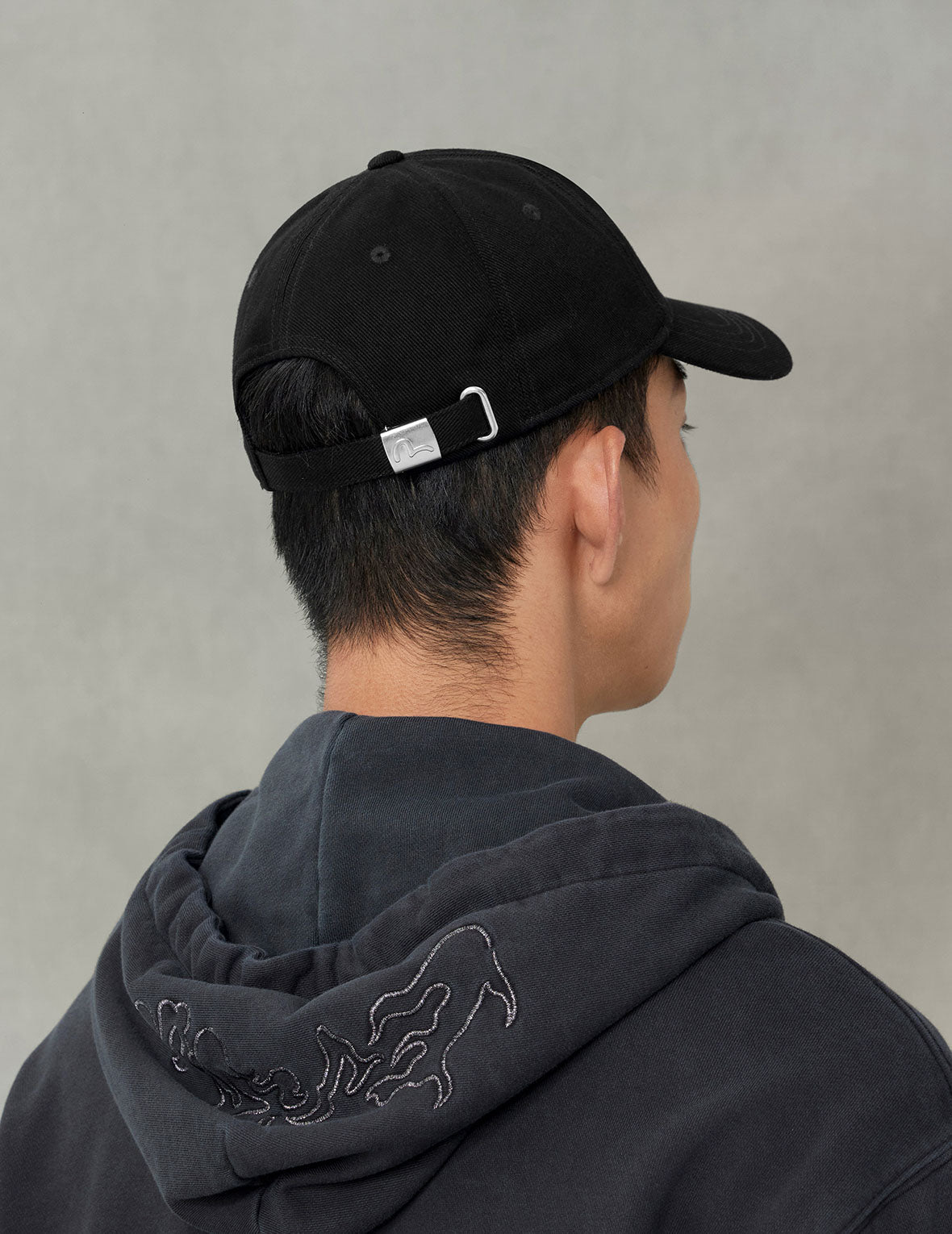 Seagull Embroidery Denim Cap