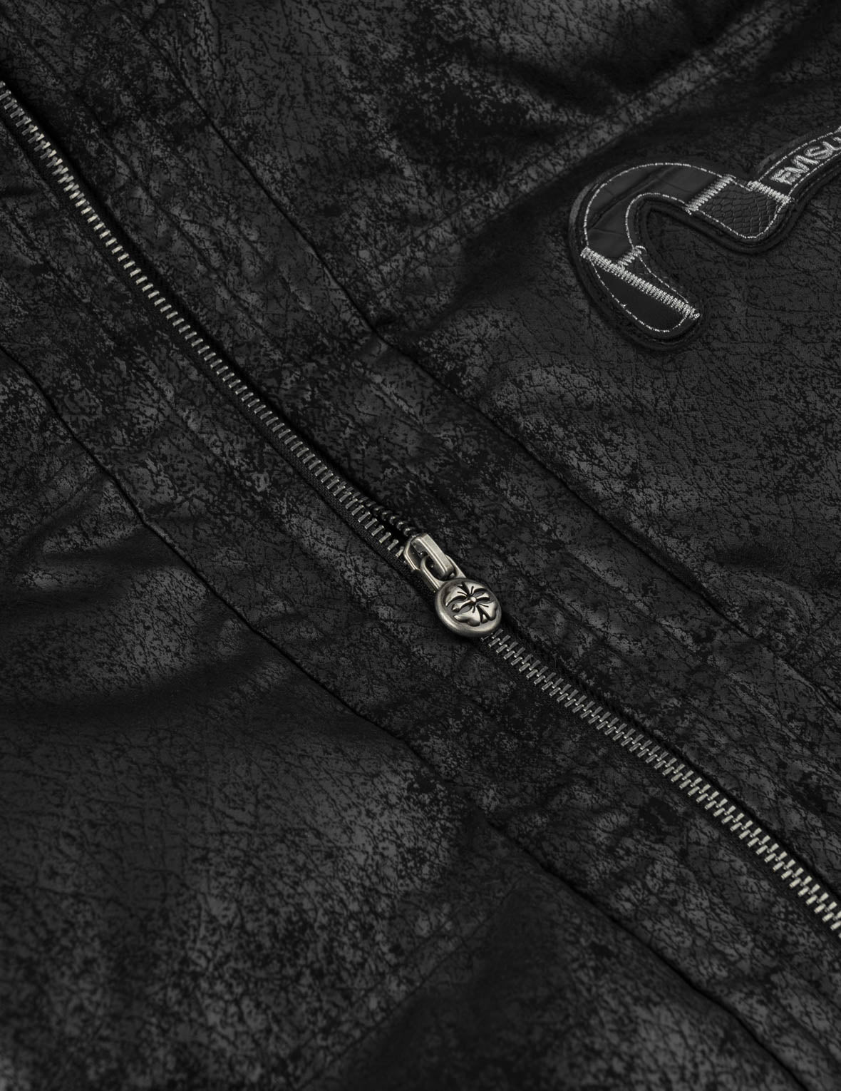Seagull Badge Detachable Hood Down Jacket