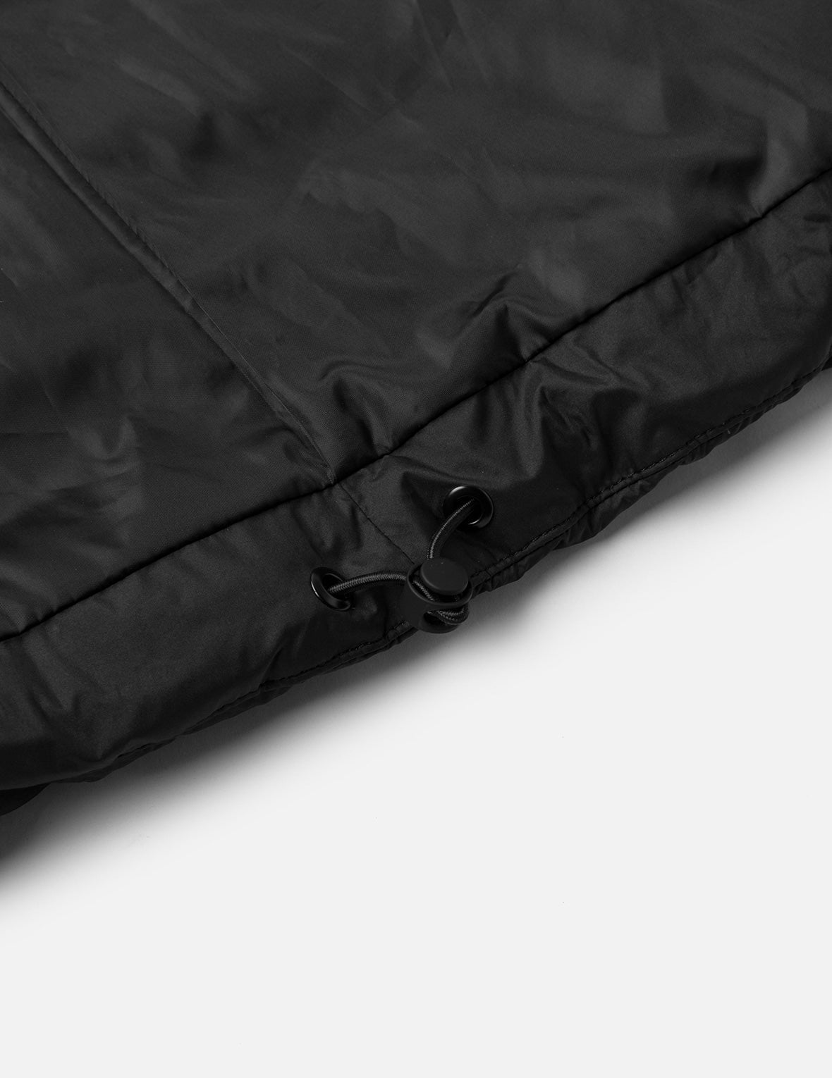 海鷗與商標刺繡時尚版型可拆式連帽羽絨外套