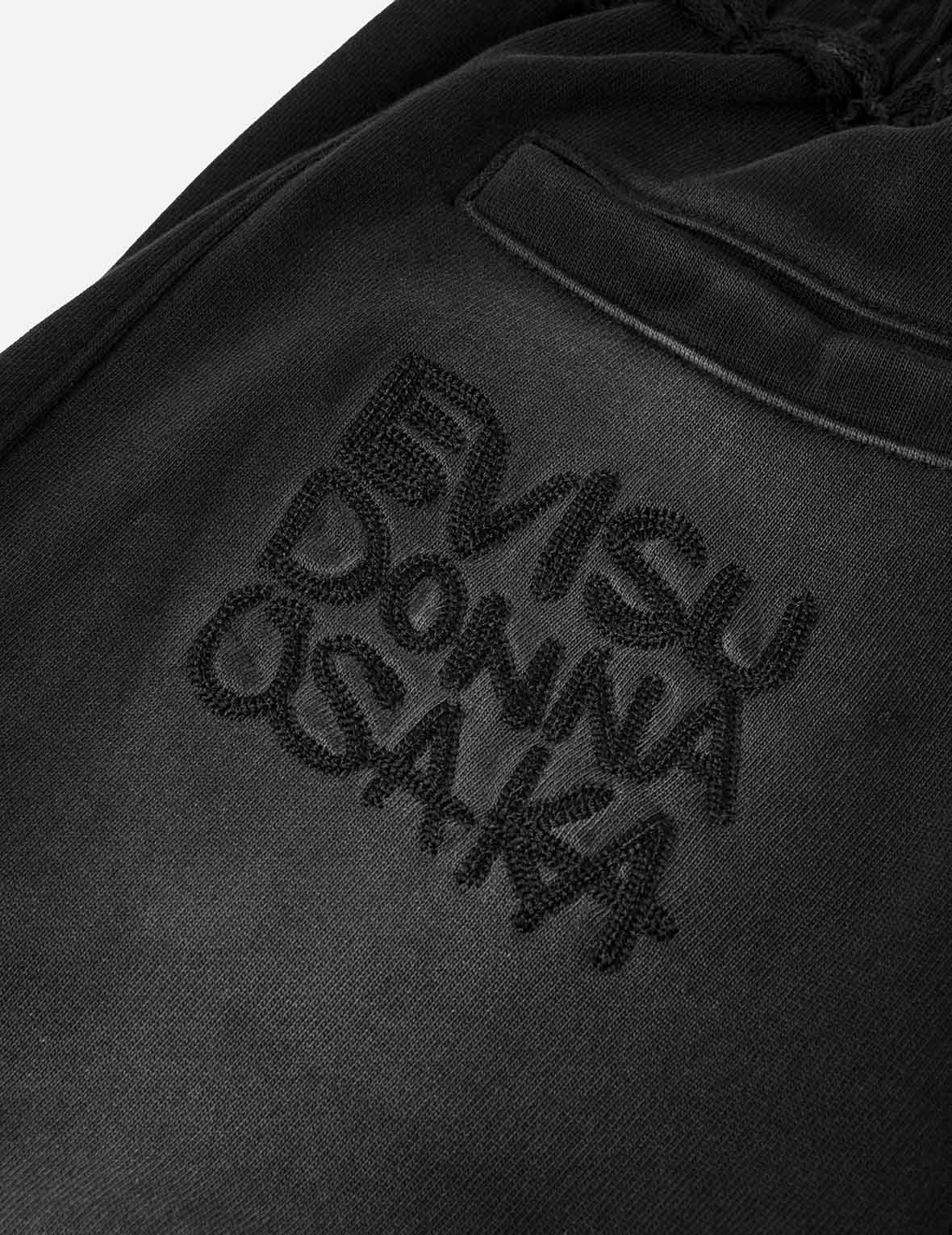 Fuzzy Cat Embroidery Fashion Fit Sweatpants