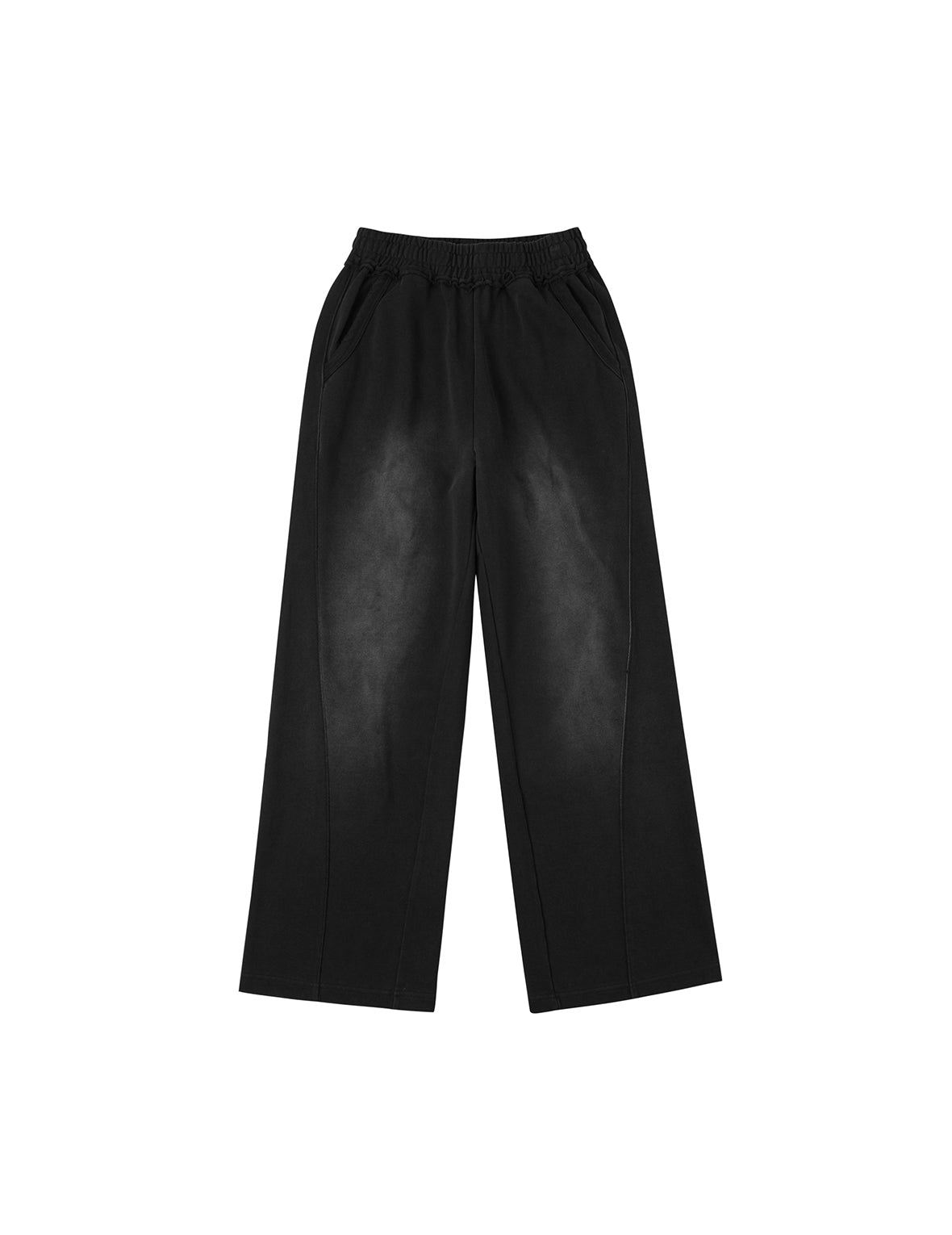 Fuzzy Cat Embroidery Fashion Fit Sweatpants