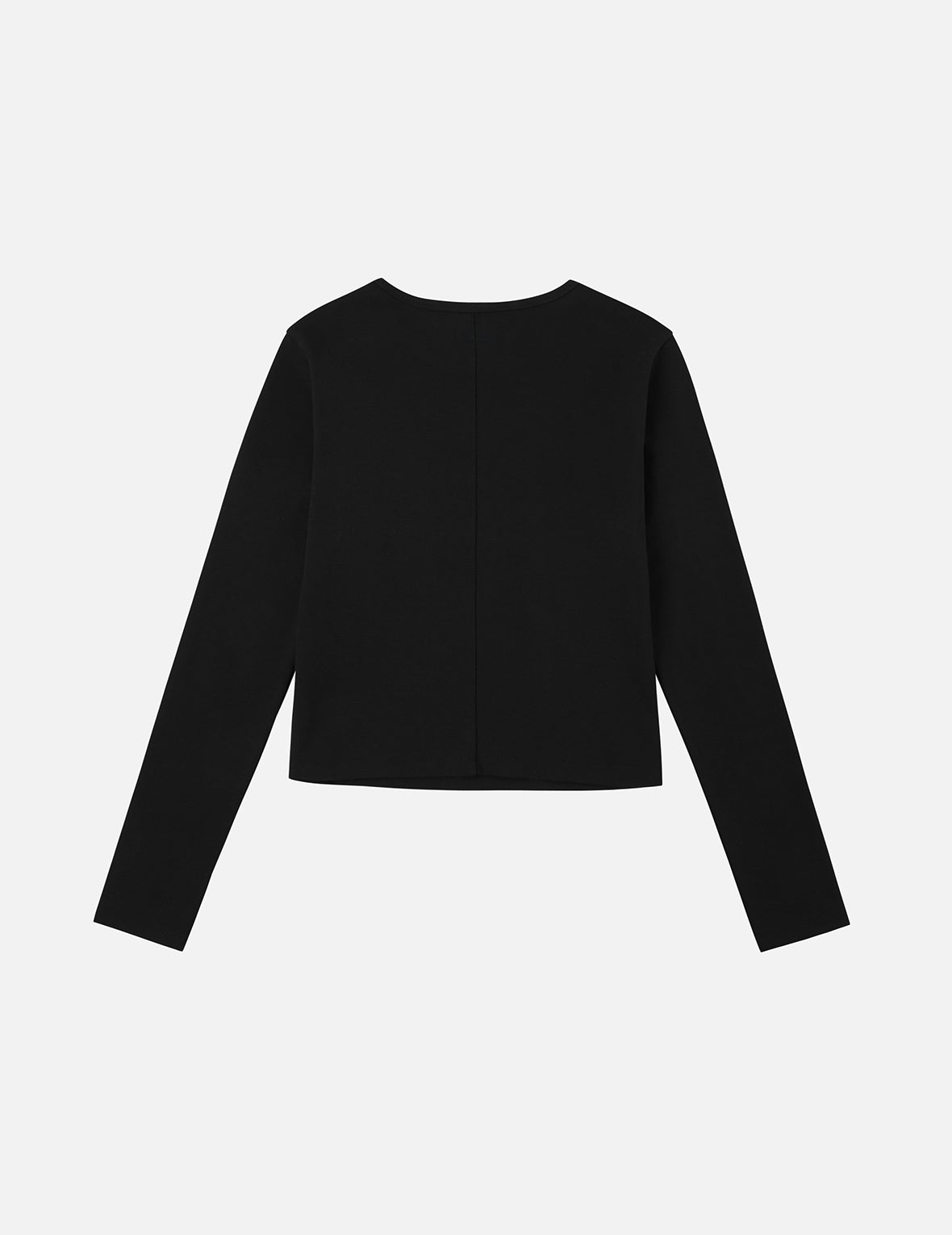 Seagull-shaped Cutout Design Fashion Fit Long-sleeve Top