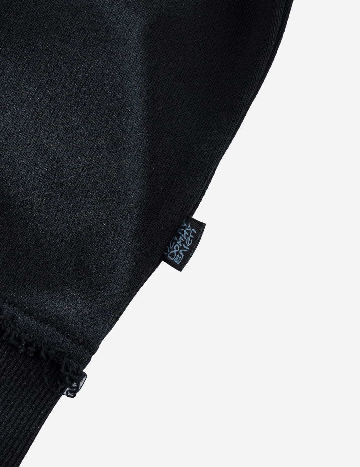 EVISU Embroidered Badge Spray Dye Cropped Sweatshirt