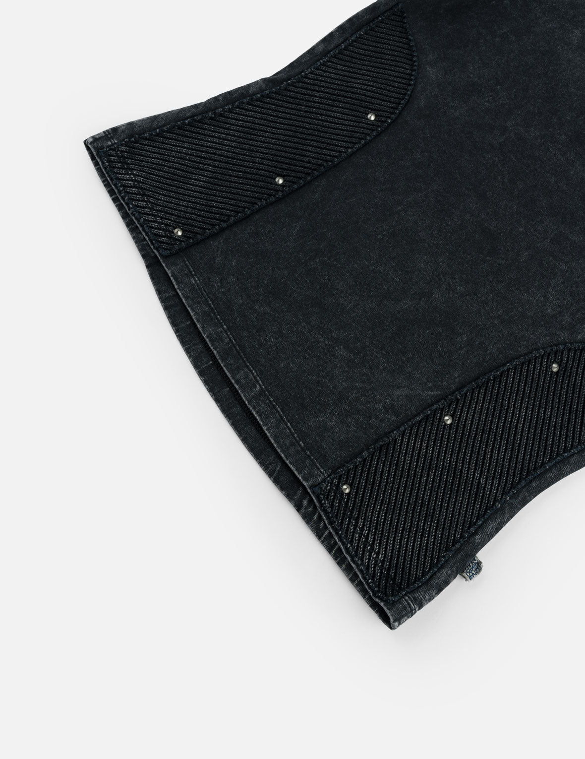 Kamon Studded Knit Patch Long Sleeve T-Shirt
