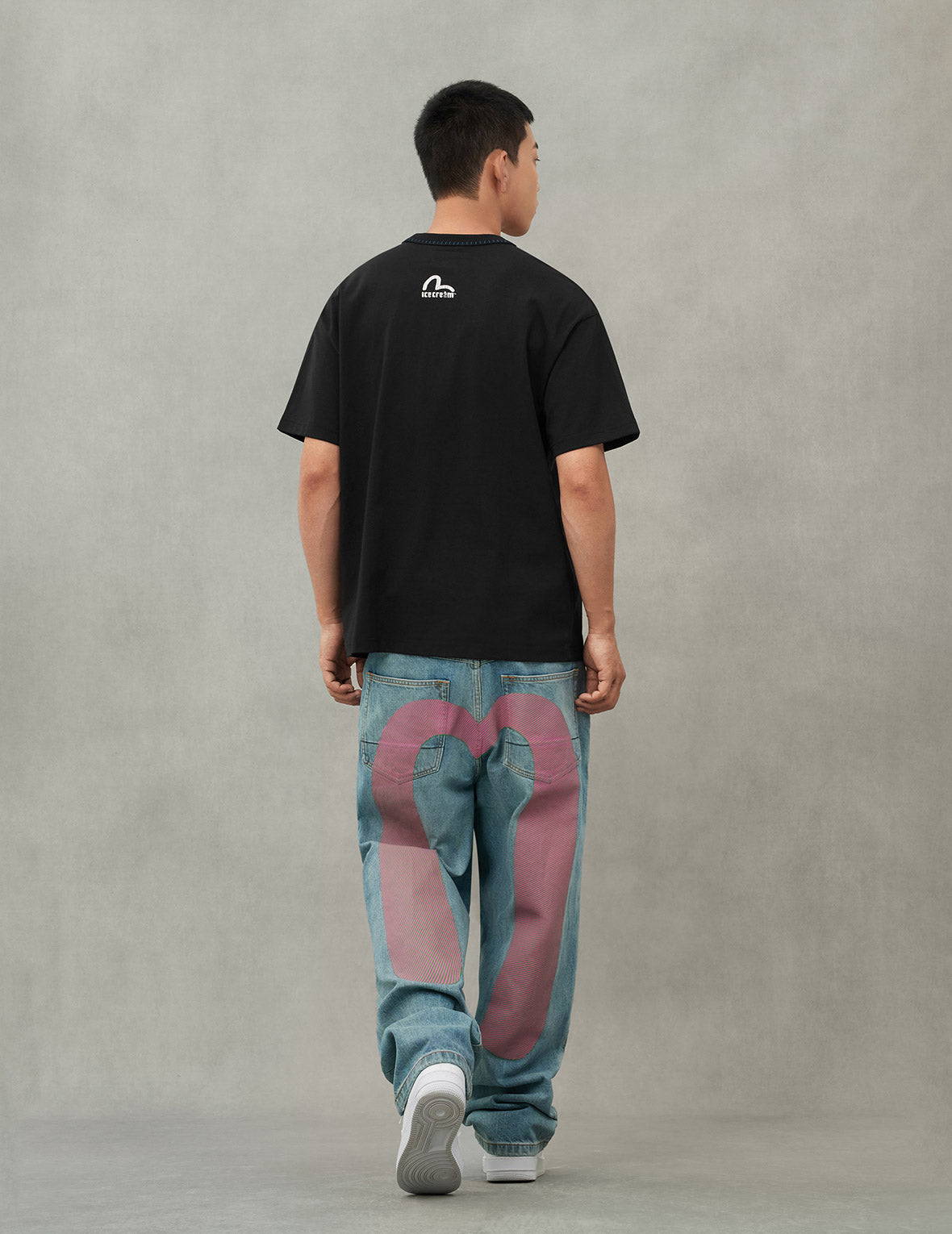 EVISU X ICECREAM 商標T恤