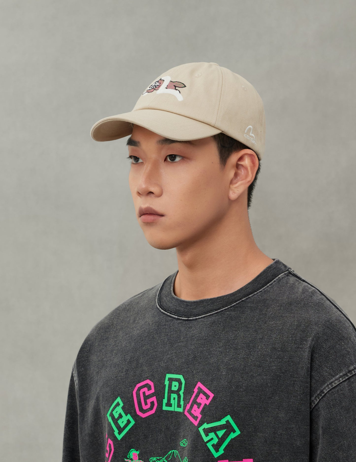 EVISU X ICECREAM Logo Cap - Light Beige